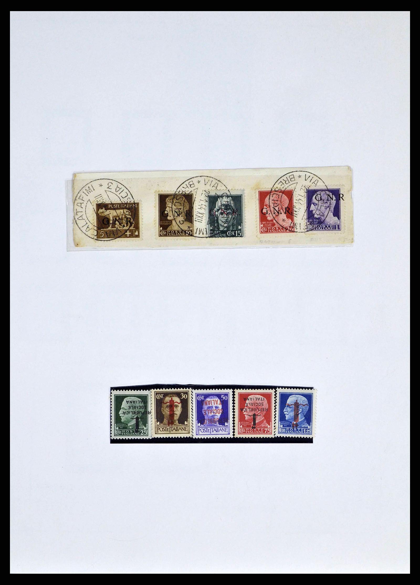 38624 0005 - Stamp collection 38624 Italy 1942-1945.