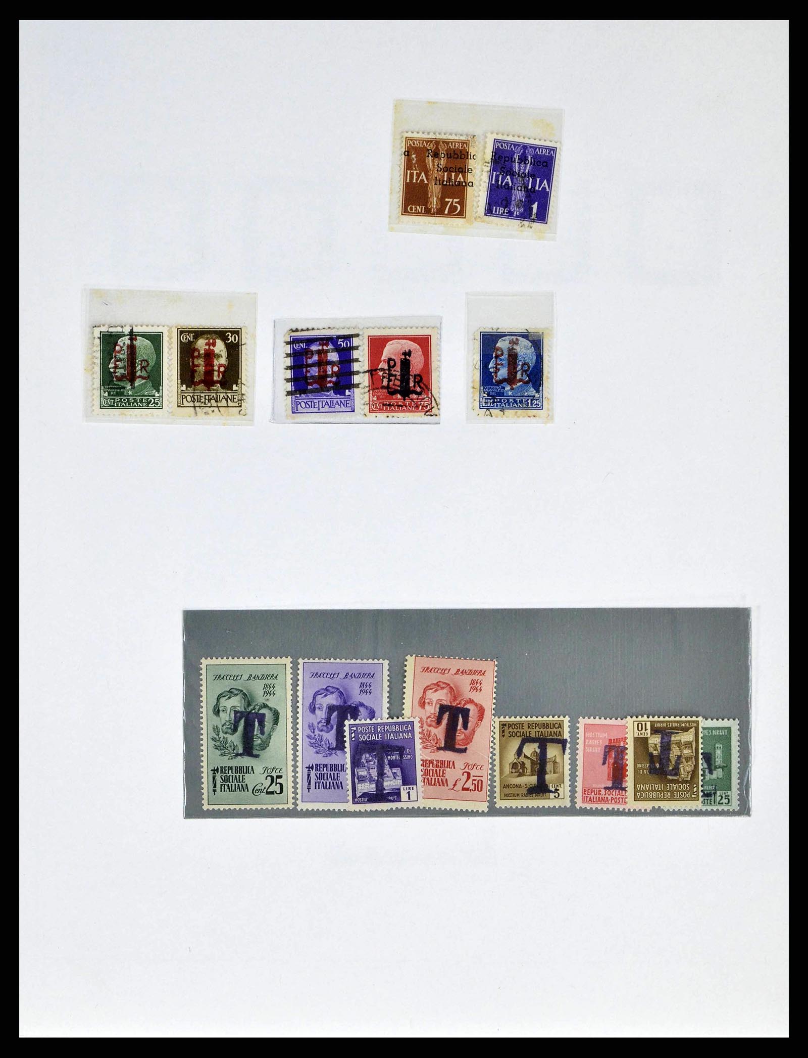 38624 0010 - Stamp collection 38624 Italy 1942-1945.