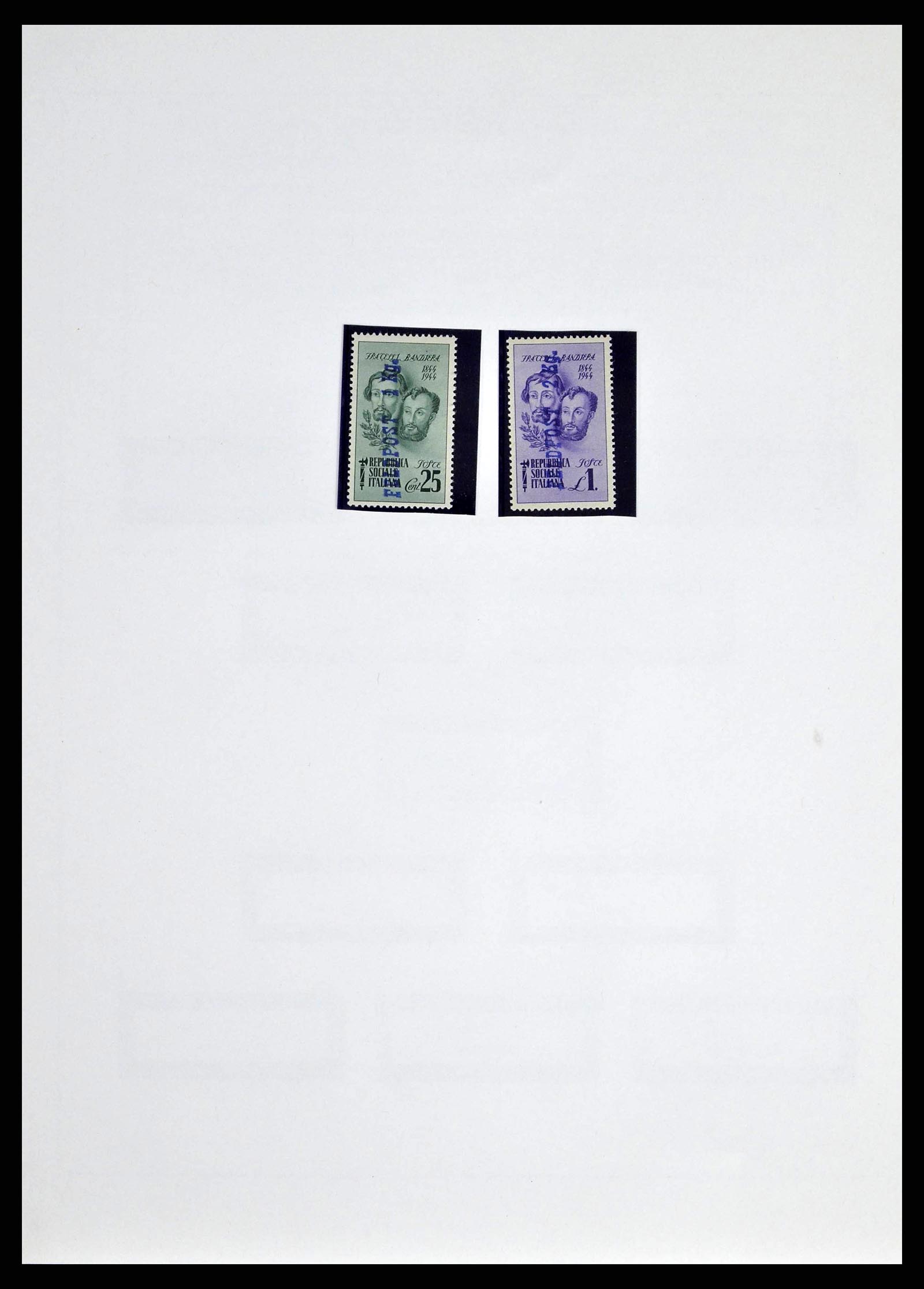 38624 0015 - Stamp collection 38624 Italy 1942-1945.