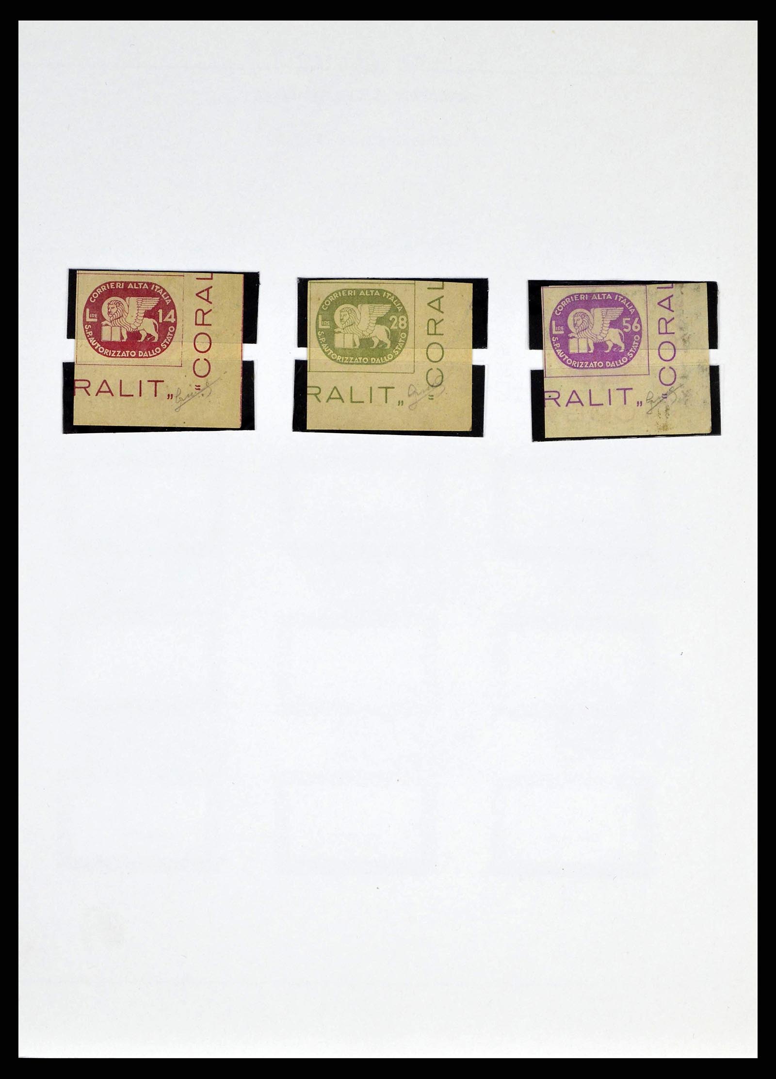 38624 0020 - Stamp collection 38624 Italy 1942-1945.