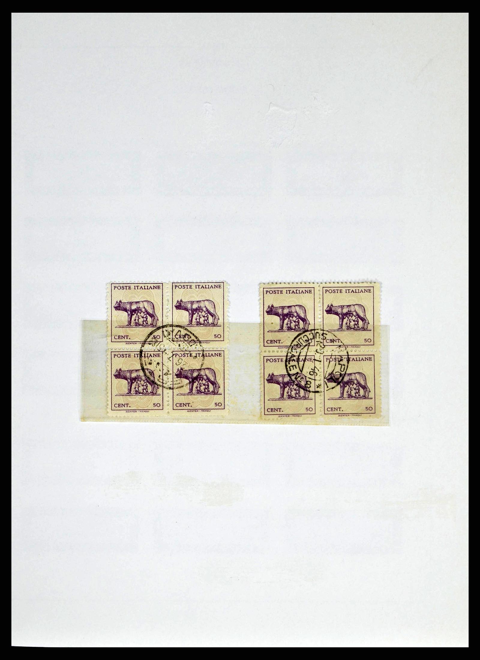 38624 0042 - Postzegelverzameling 38624 Italië 1942-1945.