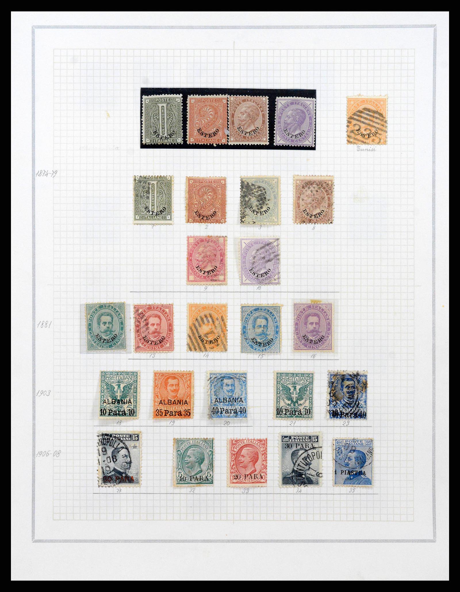 38625 0001 - Stamp collection 38625 Italian territories and colonies 1874-1954.