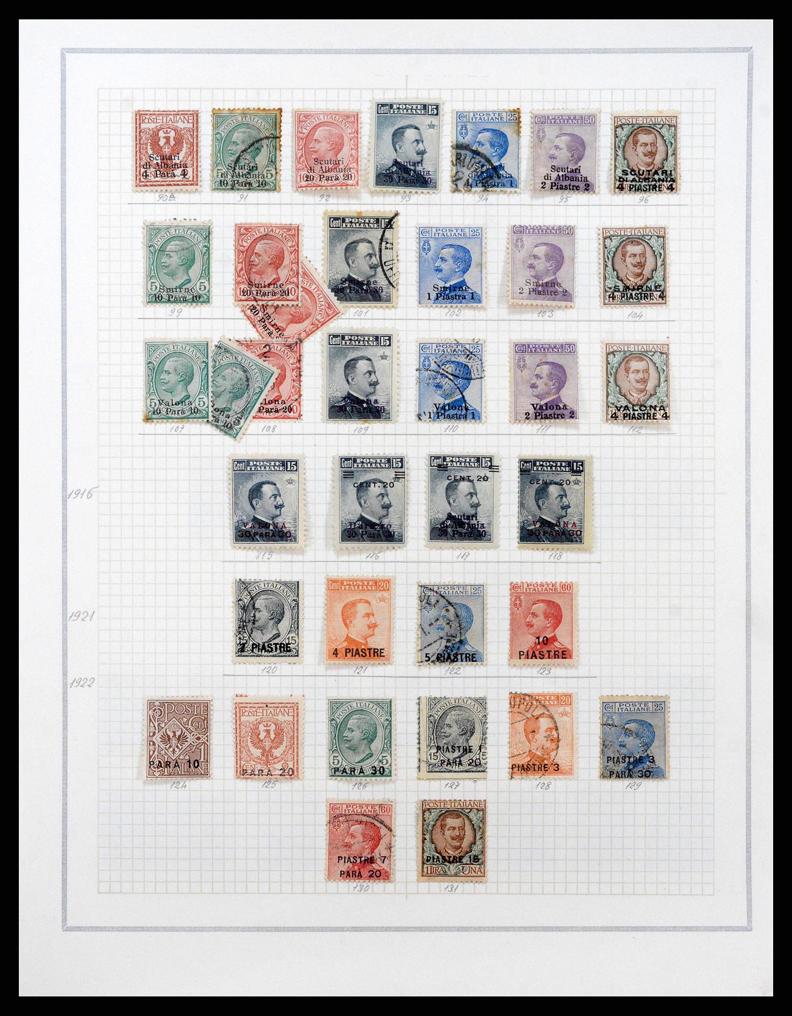 38625 0004 - Stamp collection 38625 Italian territories and colonies 1874-1954.