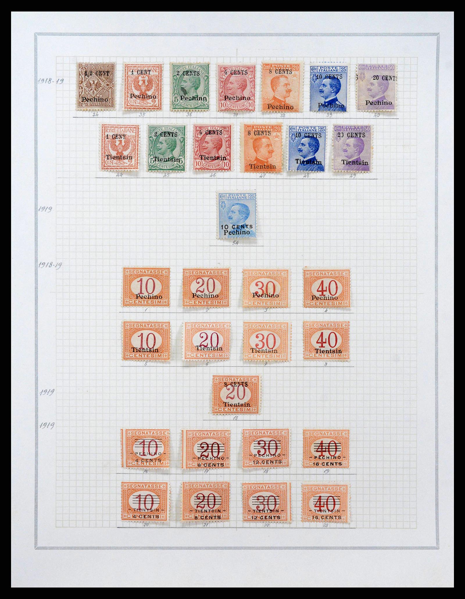 38625 0010 - Stamp collection 38625 Italian territories and colonies 1874-1954.