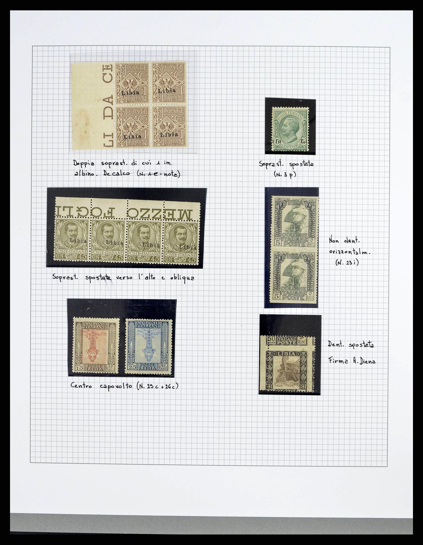 38627 0002 - Stamp collection 38627 Italian colonies proofs and varieties 1900-1938.