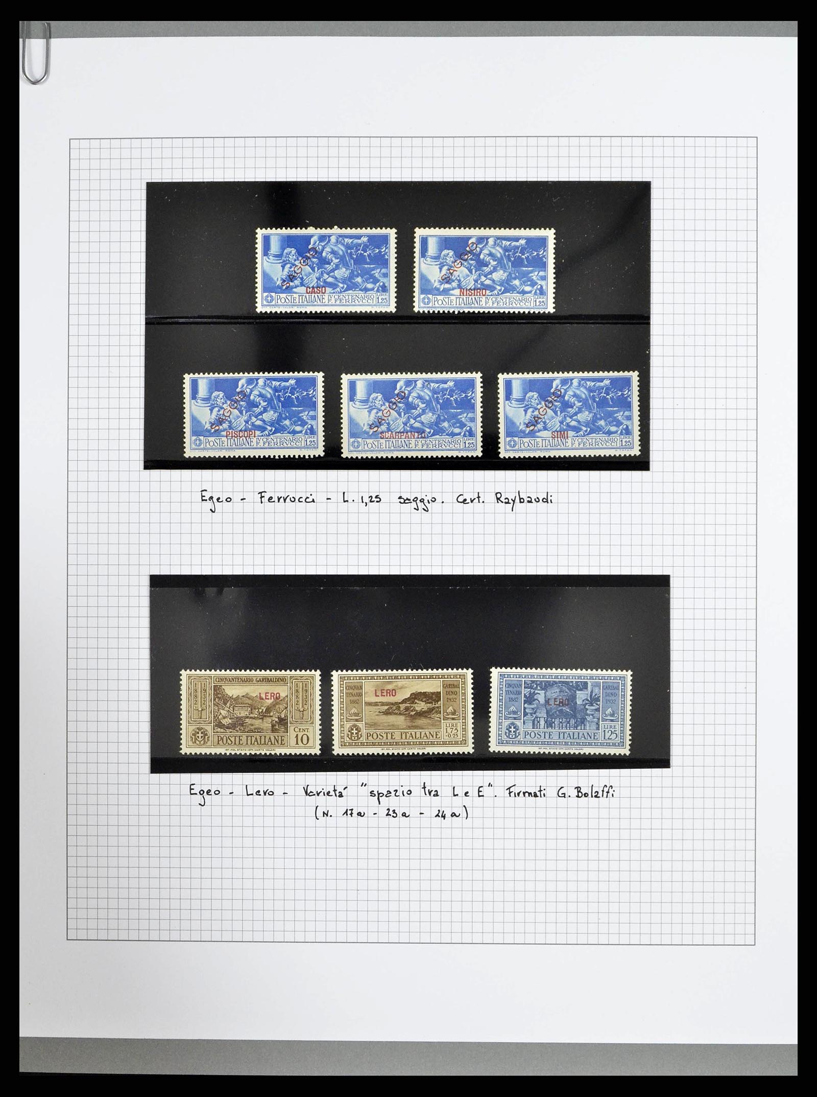 38627 0008 - Stamp collection 38627 Italian colonies proofs and varieties 1900-1938.