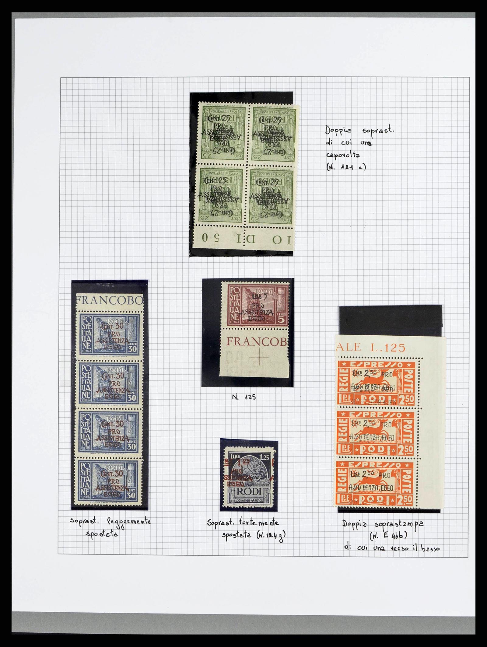 38627 0010 - Stamp collection 38627 Italian colonies proofs and varieties 1900-1938.