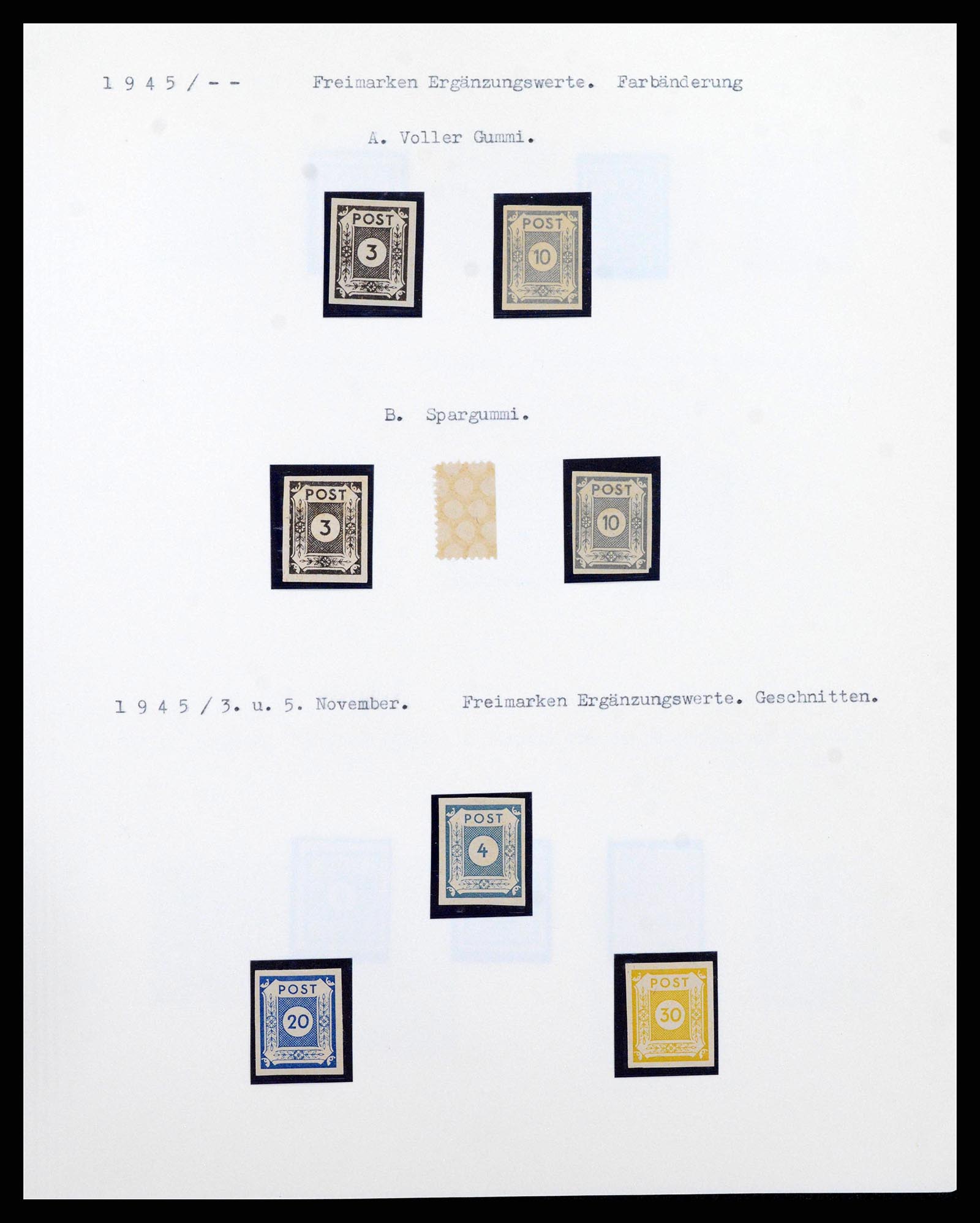 38630 0017 - Postzegelverzameling 38630 Sovjet Zone 1945-1949.