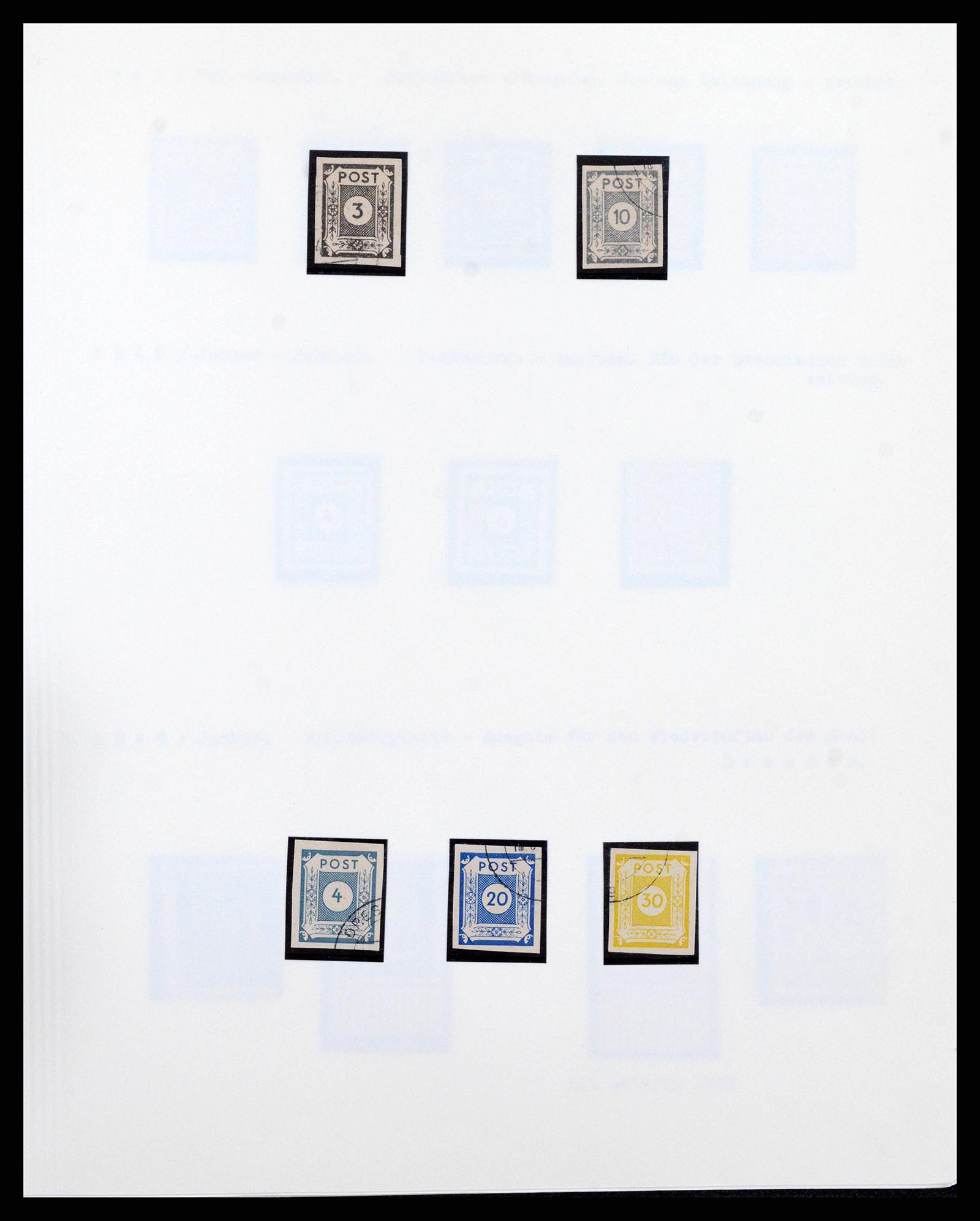 38630 0018 - Postzegelverzameling 38630 Sovjet Zone 1945-1949.