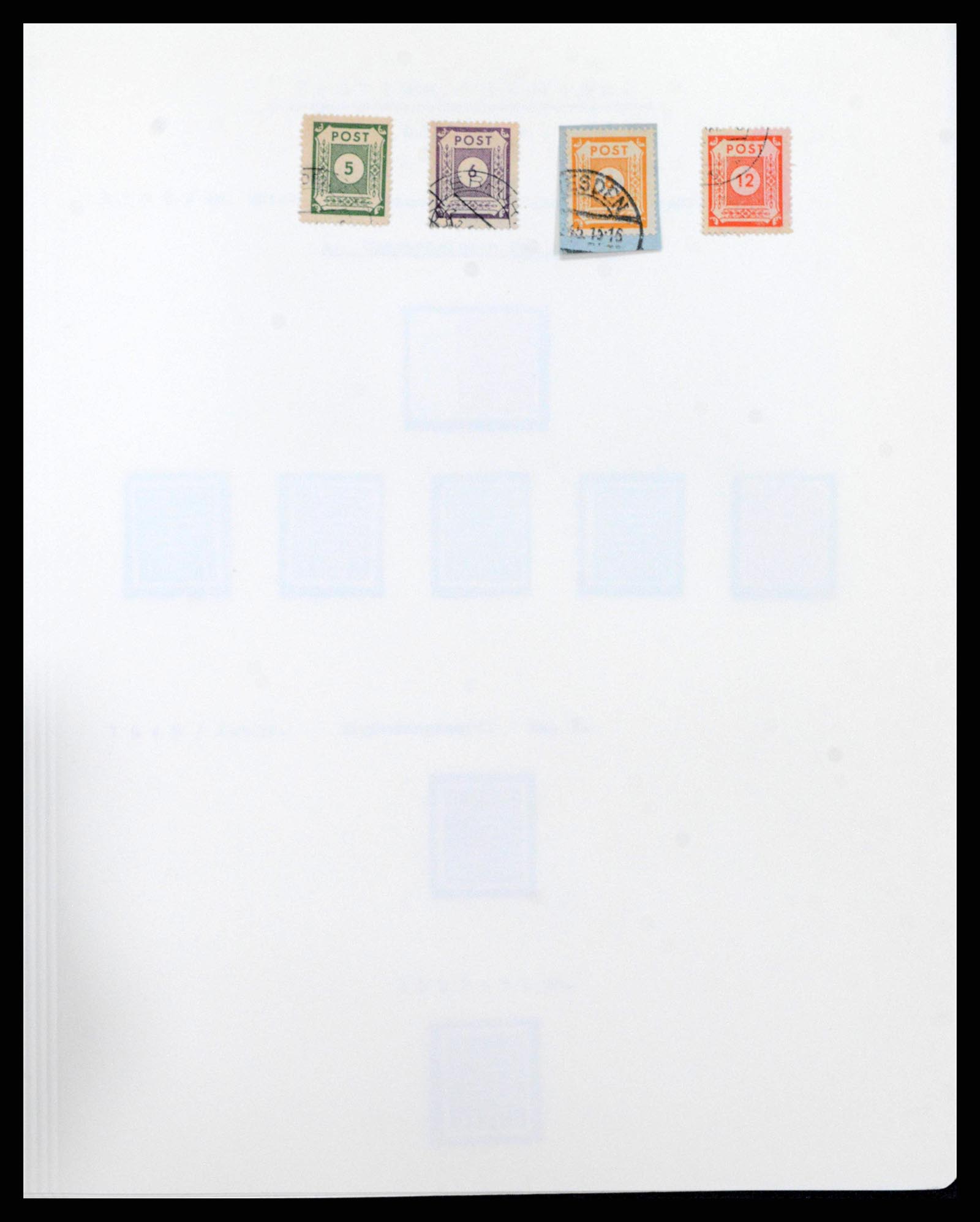 38630 0020 - Postzegelverzameling 38630 Sovjet Zone 1945-1949.