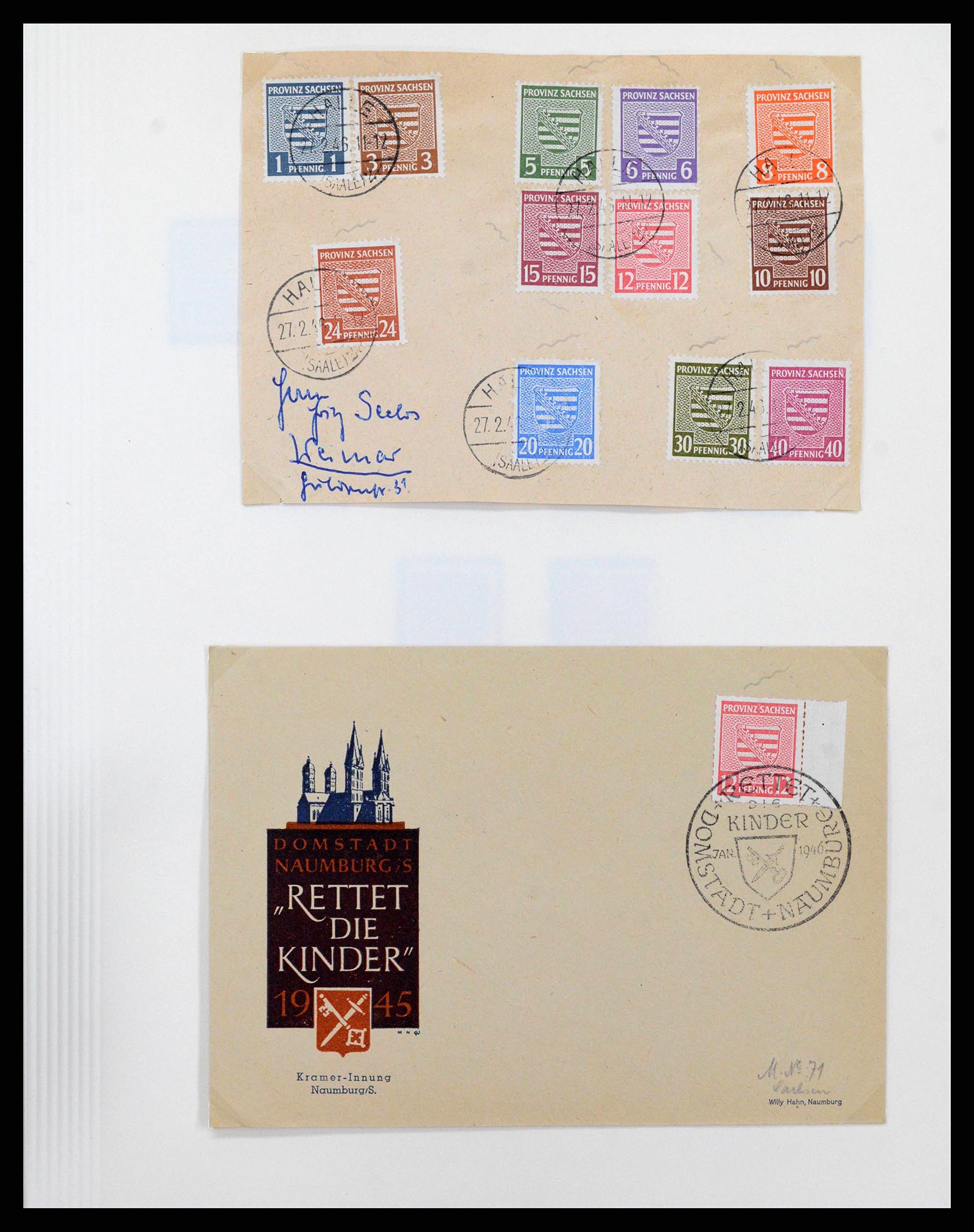 38630 0024 - Stamp collection 38630 Soviet Zone 1945-1949.