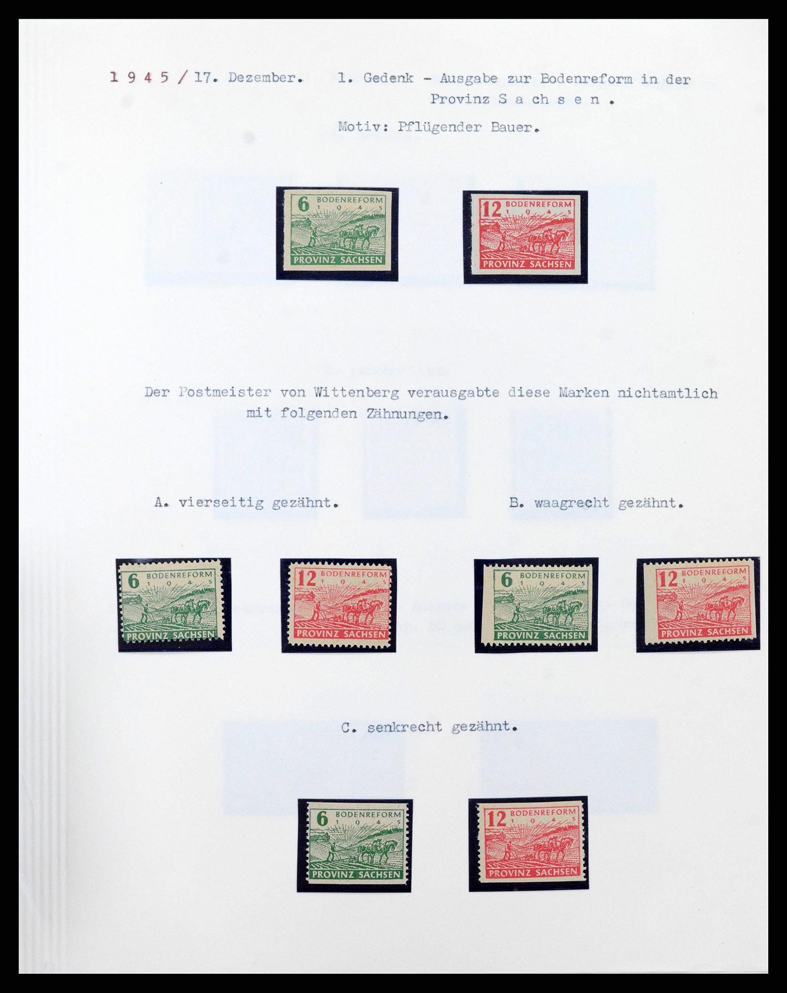38630 0027 - Stamp collection 38630 Soviet Zone 1945-1949.