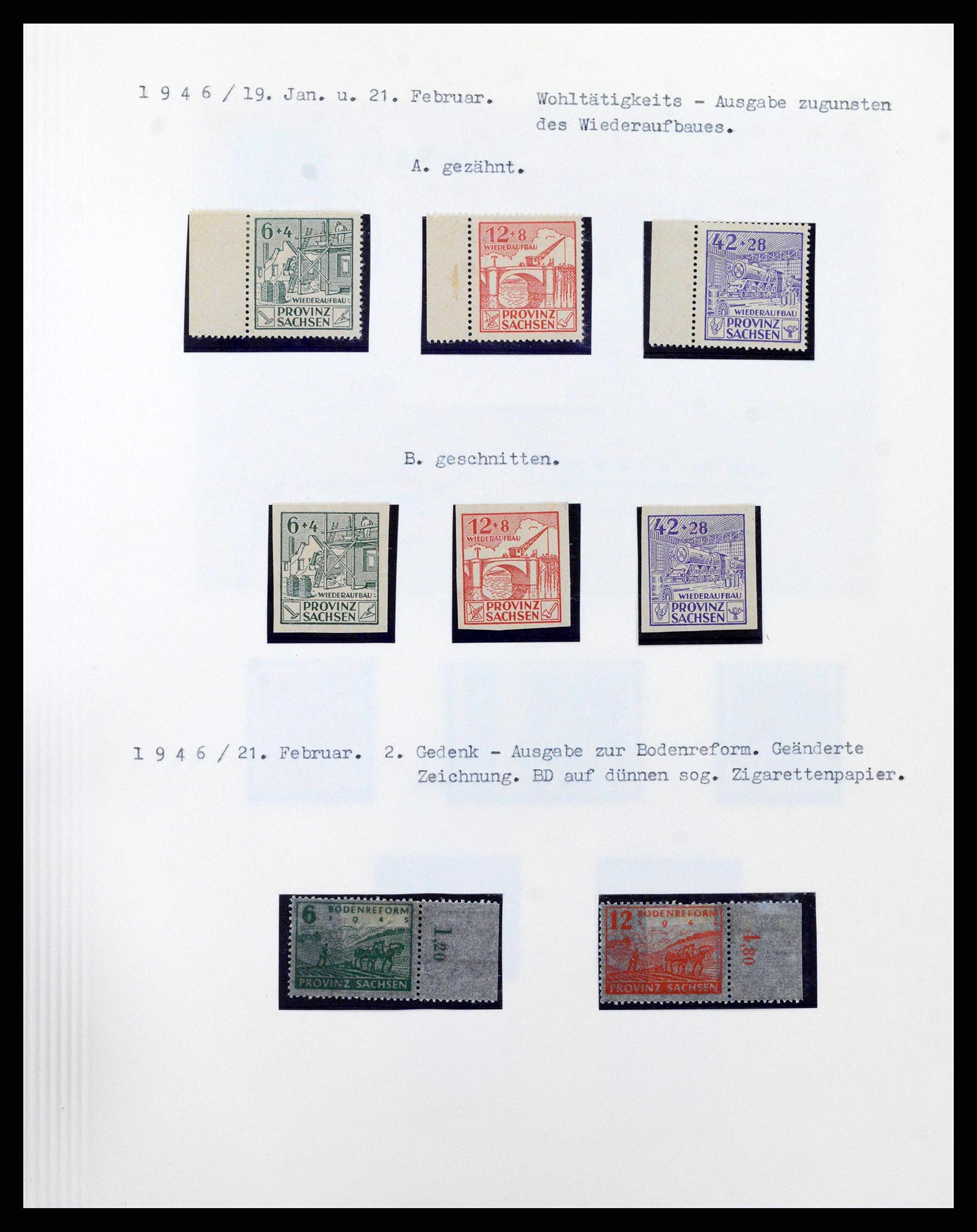 38630 0028 - Stamp collection 38630 Soviet Zone 1945-1949.