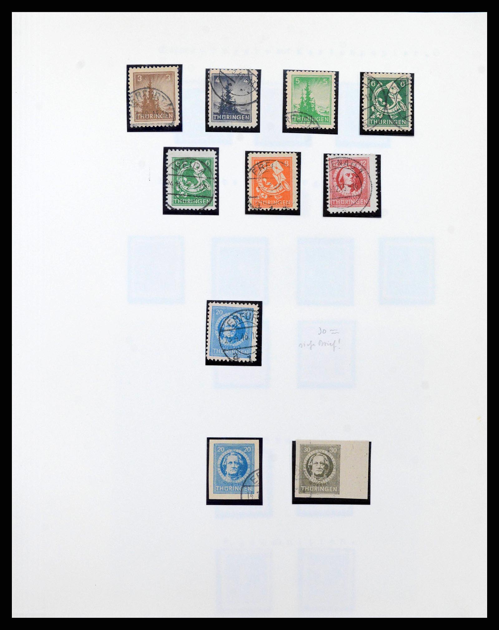 38630 0031 - Stamp collection 38630 Soviet Zone 1945-1949.
