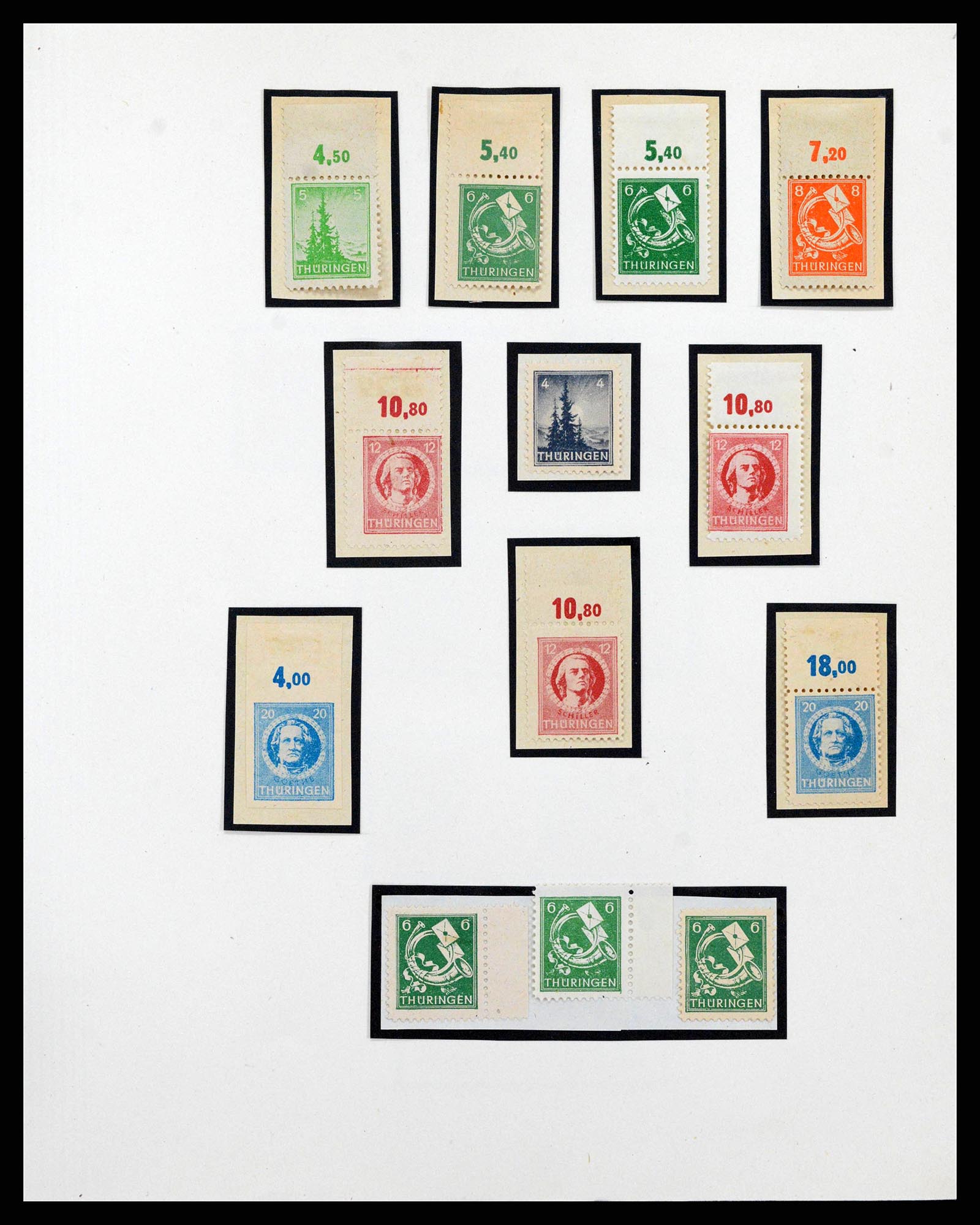 38630 0036 - Stamp collection 38630 Soviet Zone 1945-1949.