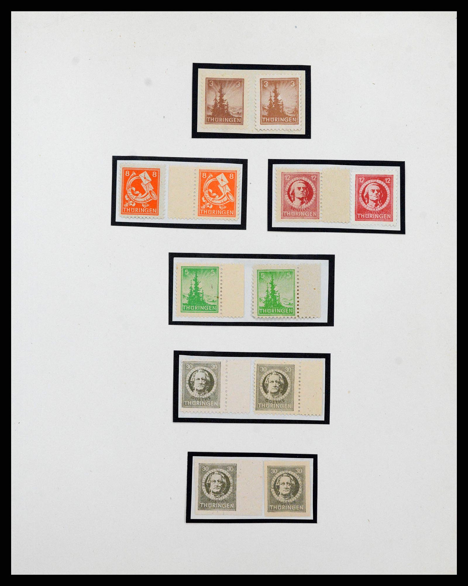 38630 0037 - Stamp collection 38630 Soviet Zone 1945-1949.