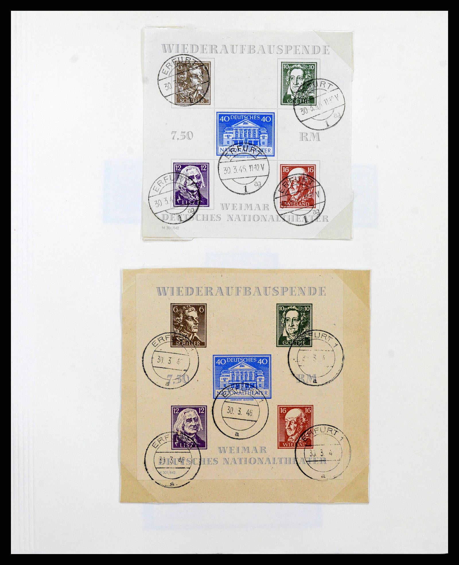 38630 0041 - Stamp collection 38630 Soviet Zone 1945-1949.