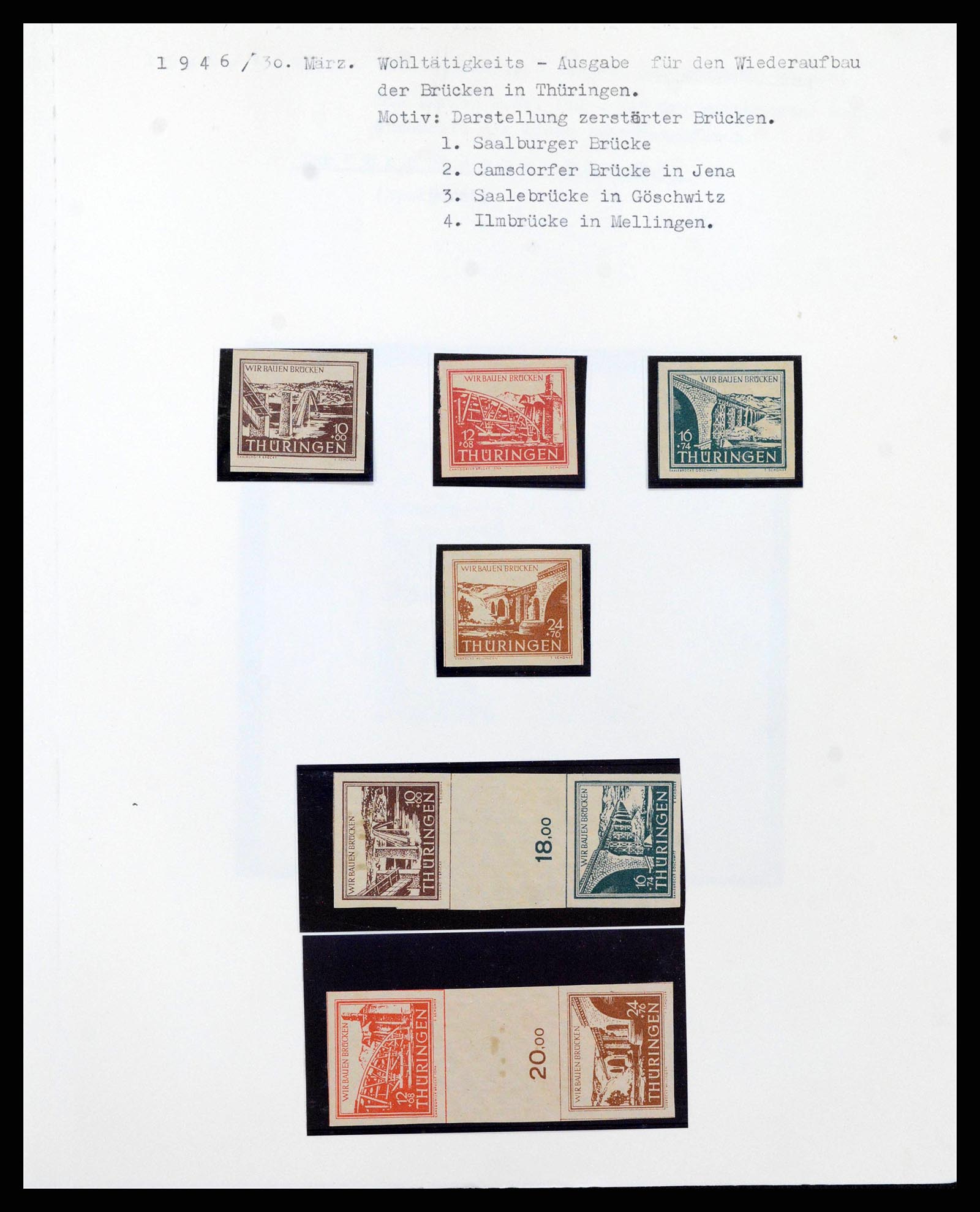 38630 0042 - Stamp collection 38630 Soviet Zone 1945-1949.