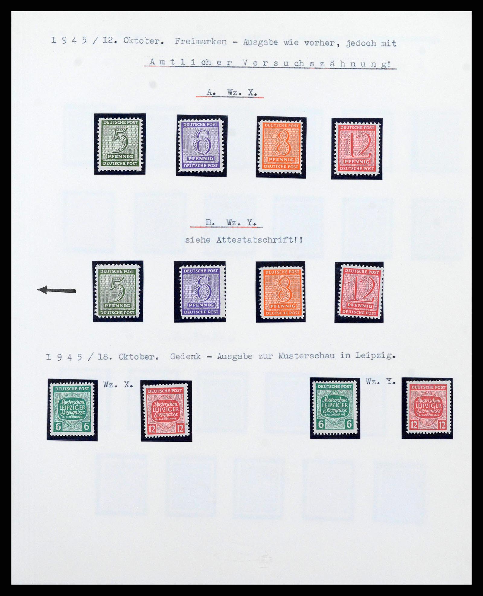 38630 0047 - Stamp collection 38630 Soviet Zone 1945-1949.