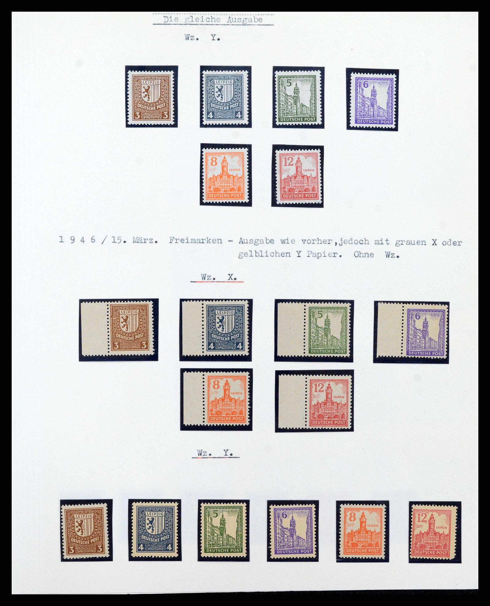 38630 0053 - Stamp collection 38630 Soviet Zone 1945-1949.
