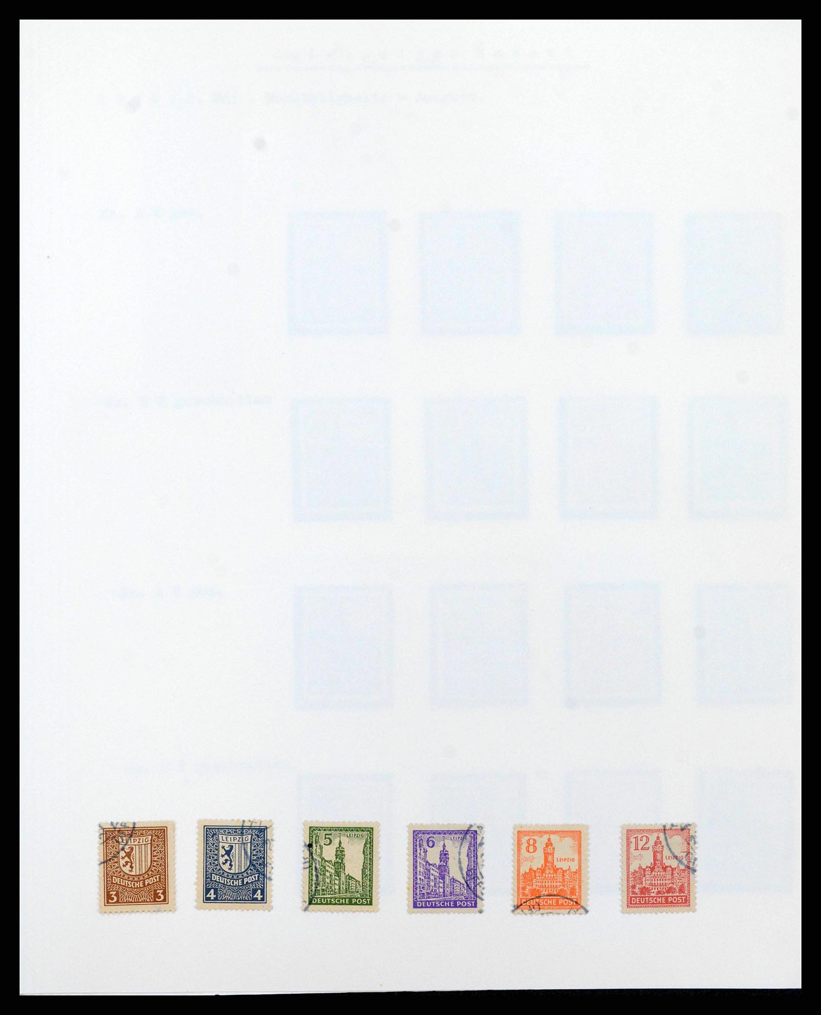 38630 0054 - Stamp collection 38630 Soviet Zone 1945-1949.