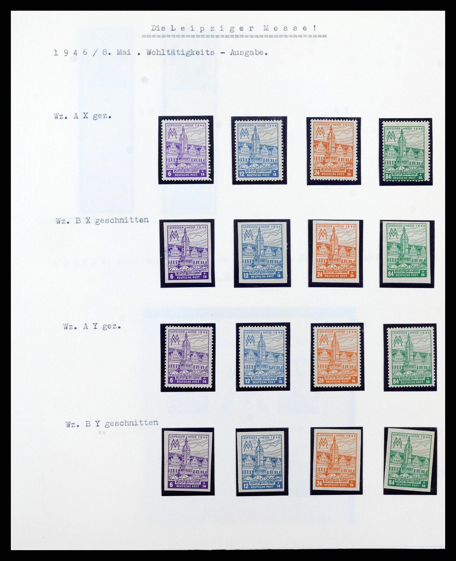 38630 0055 - Stamp collection 38630 Soviet Zone 1945-1949.