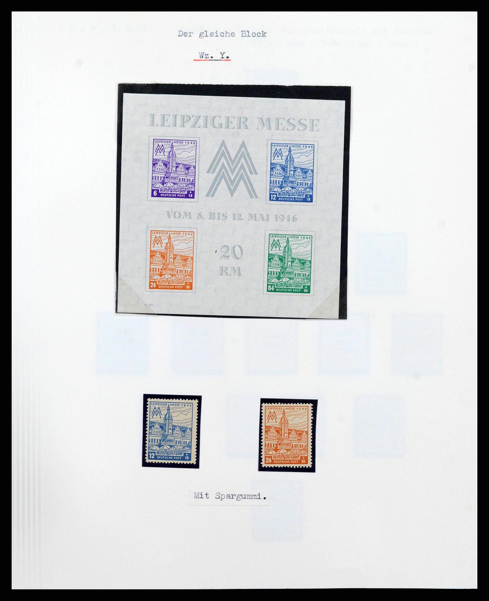 38630 0057 - Stamp collection 38630 Soviet Zone 1945-1949.