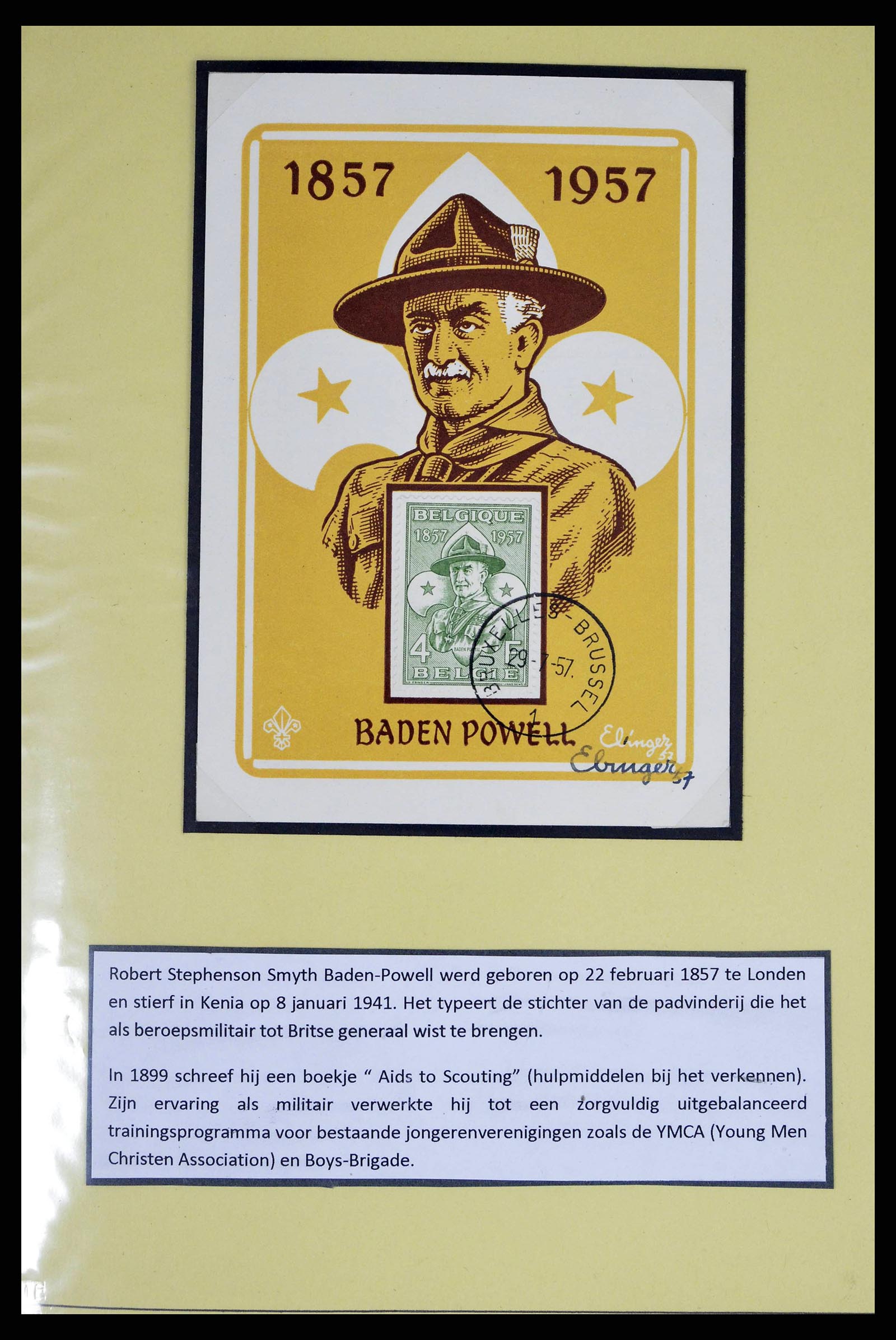 38633 0002 - Stamp collection 38633 Thematic collection scouting 1937-1987.