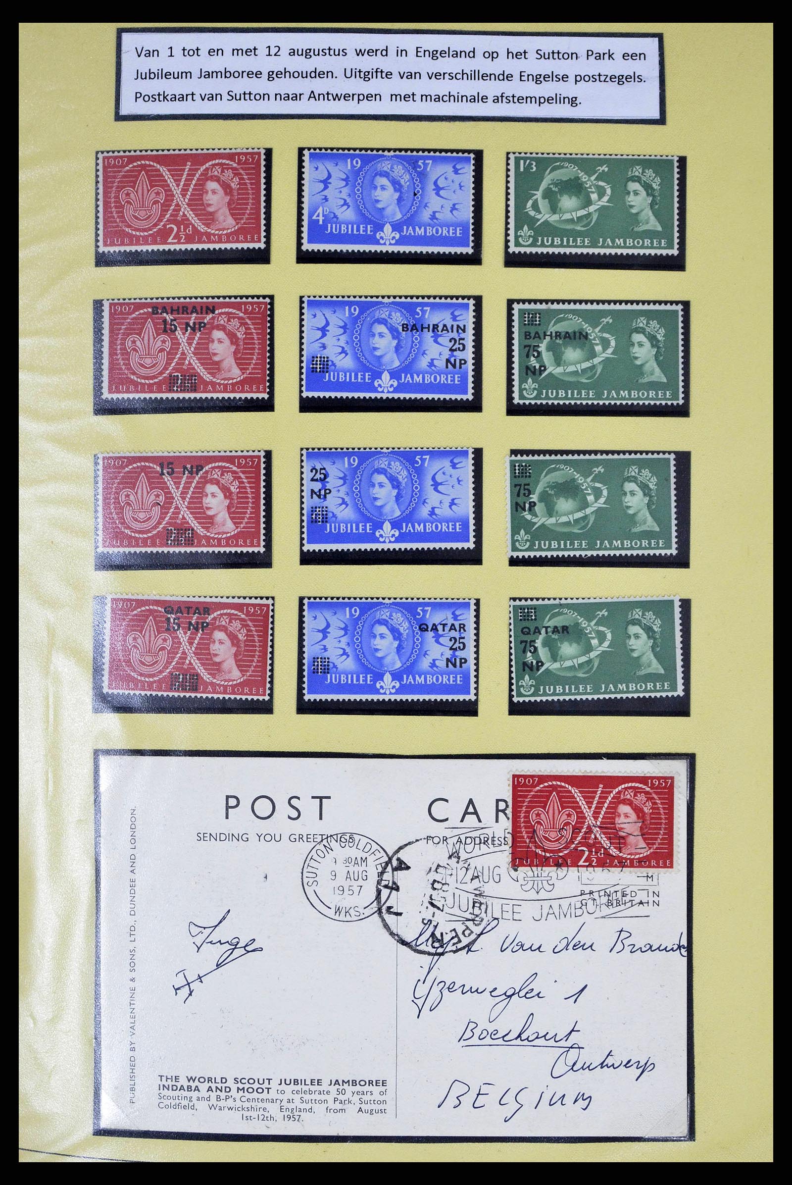 38633 0006 - Stamp collection 38633 Thematic collection scouting 1937-1987.