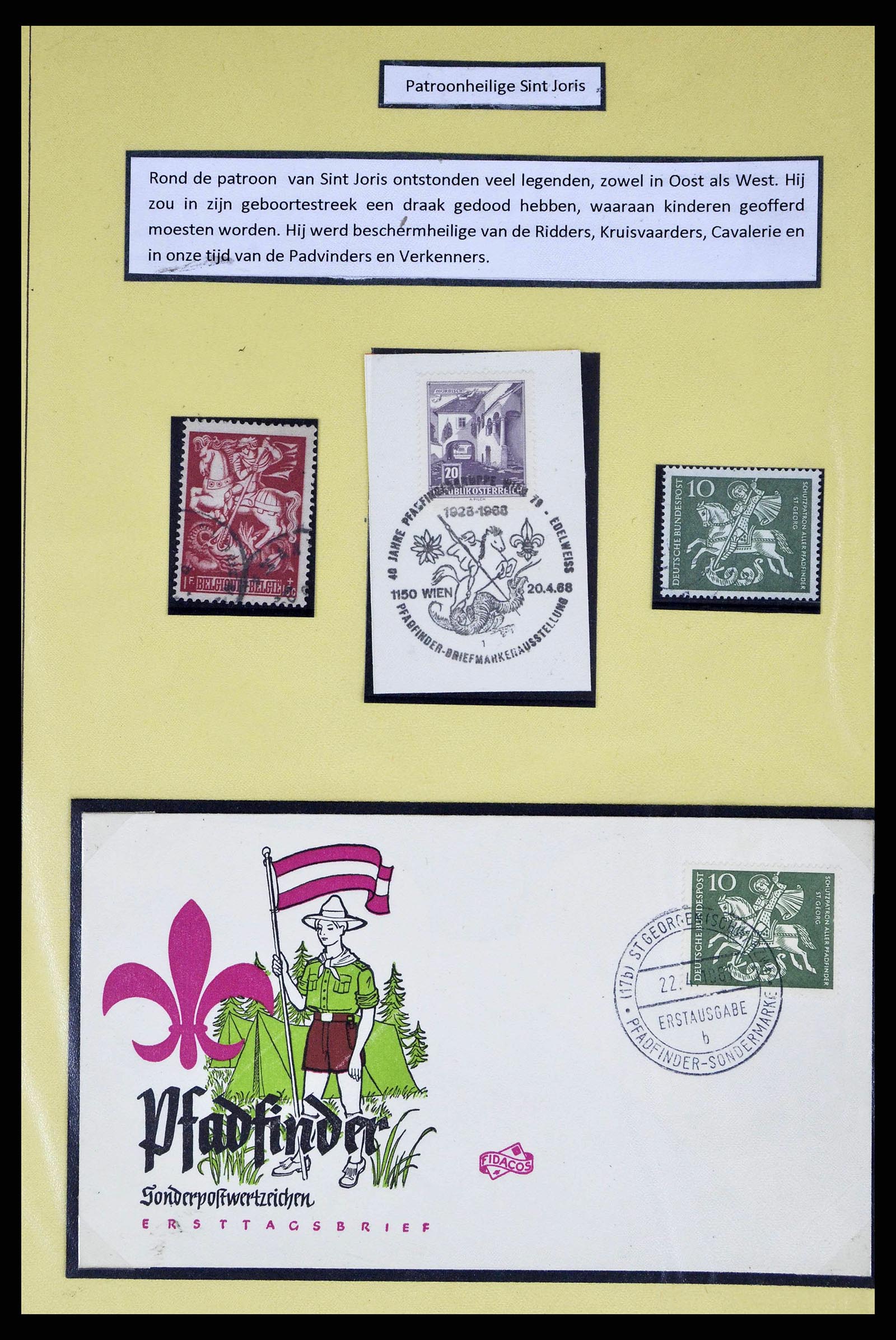 38633 0007 - Stamp collection 38633 Thematic collection scouting 1937-1987.