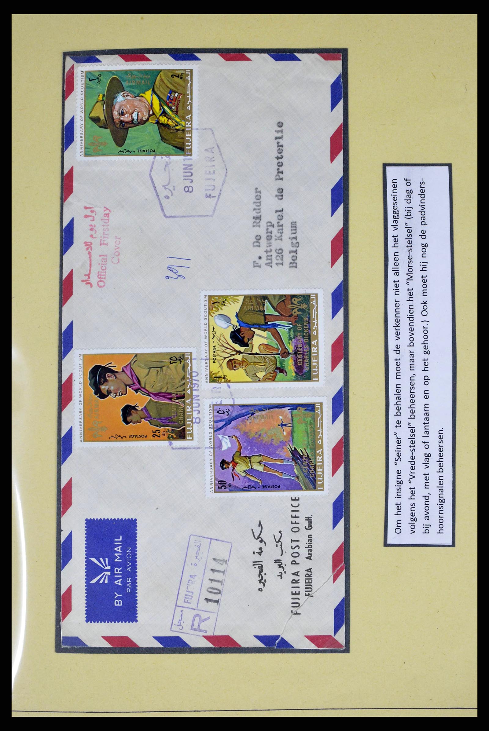 38633 0012 - Stamp collection 38633 Thematic collection scouting 1937-1987.