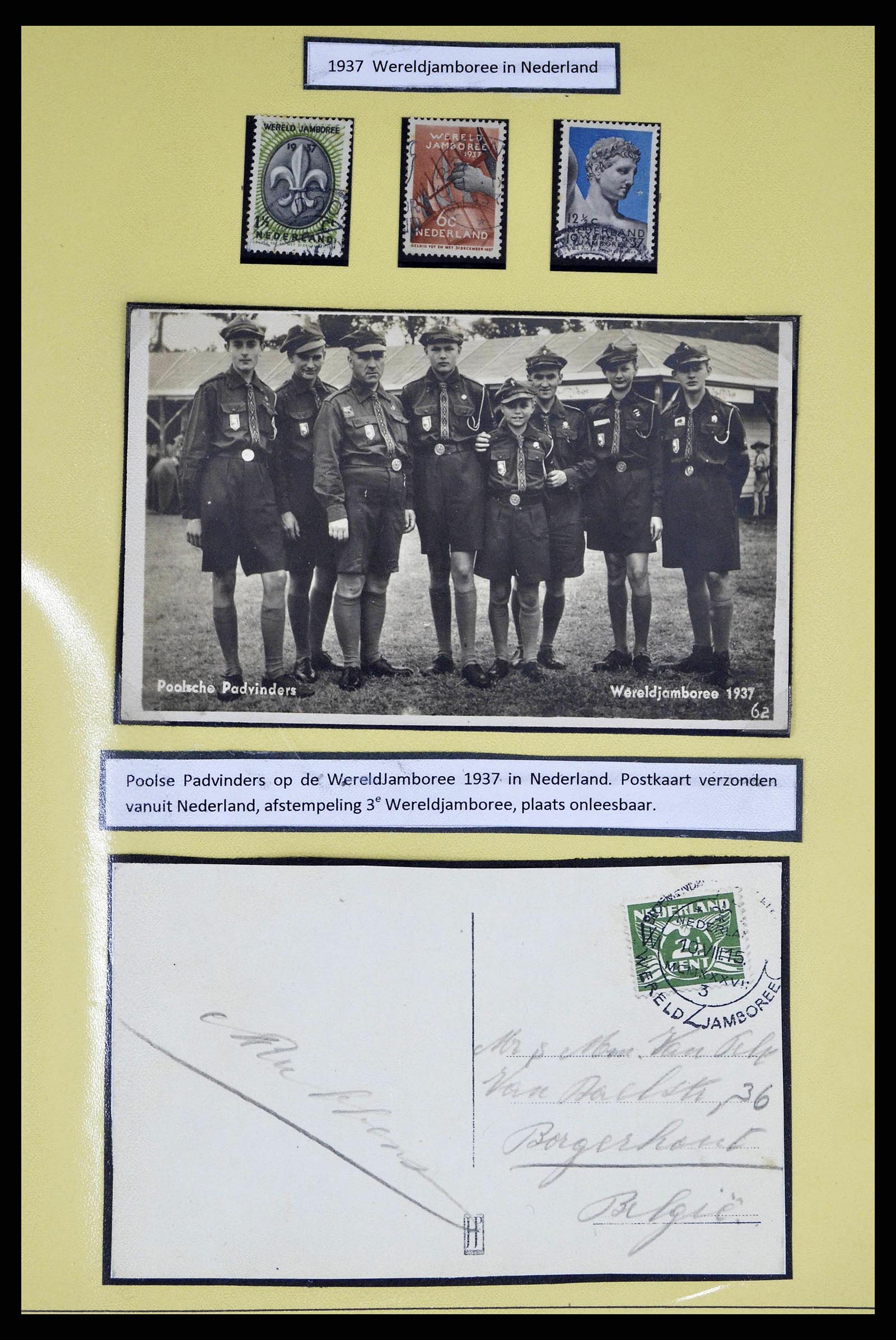 38633 0020 - Stamp collection 38633 Thematic collection scouting 1937-1987.
