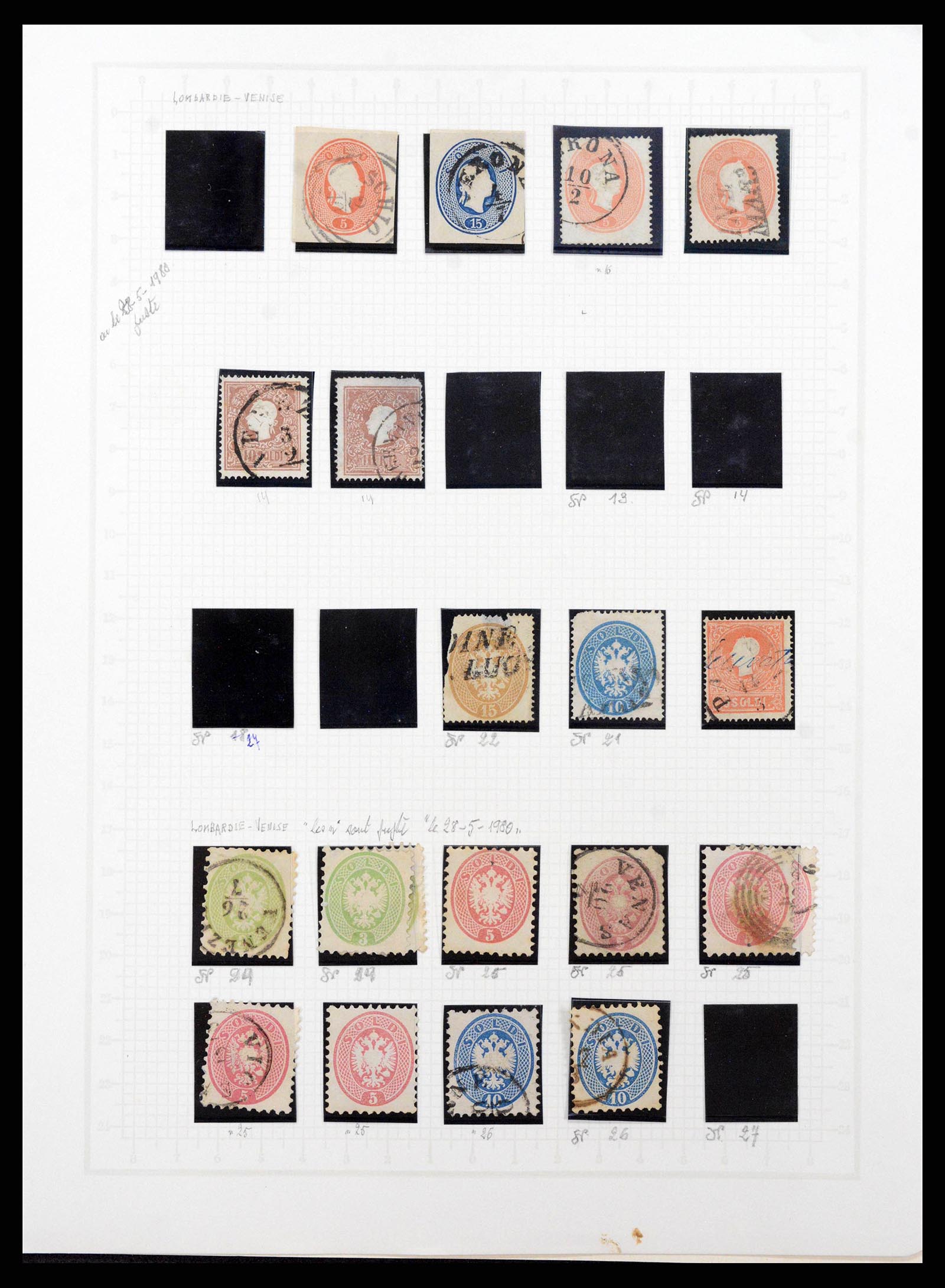 38634 0011 - Stamp collection 38634 Italian States 1850-1861.