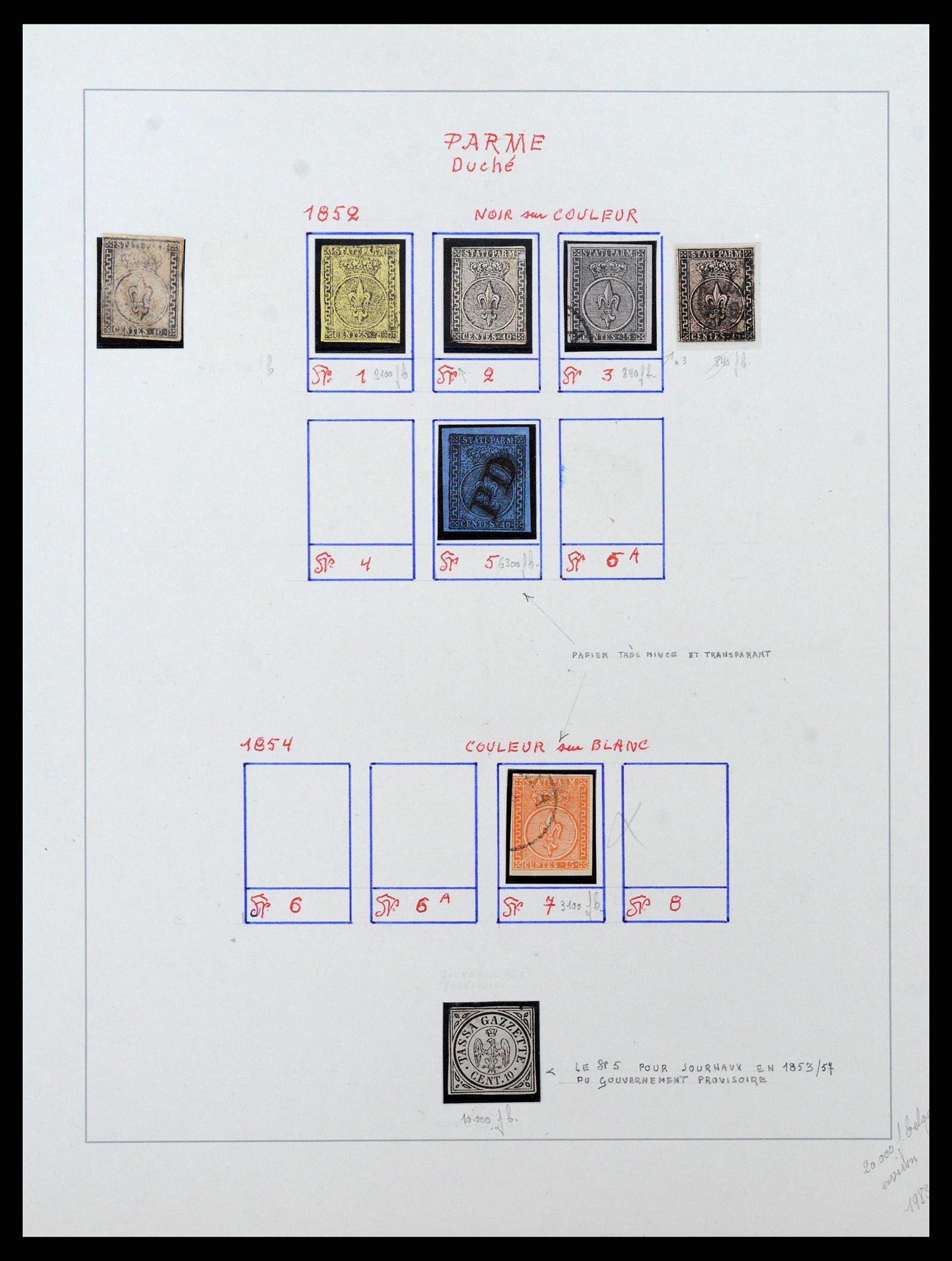 38634 0020 - Stamp collection 38634 Italian States 1850-1861.