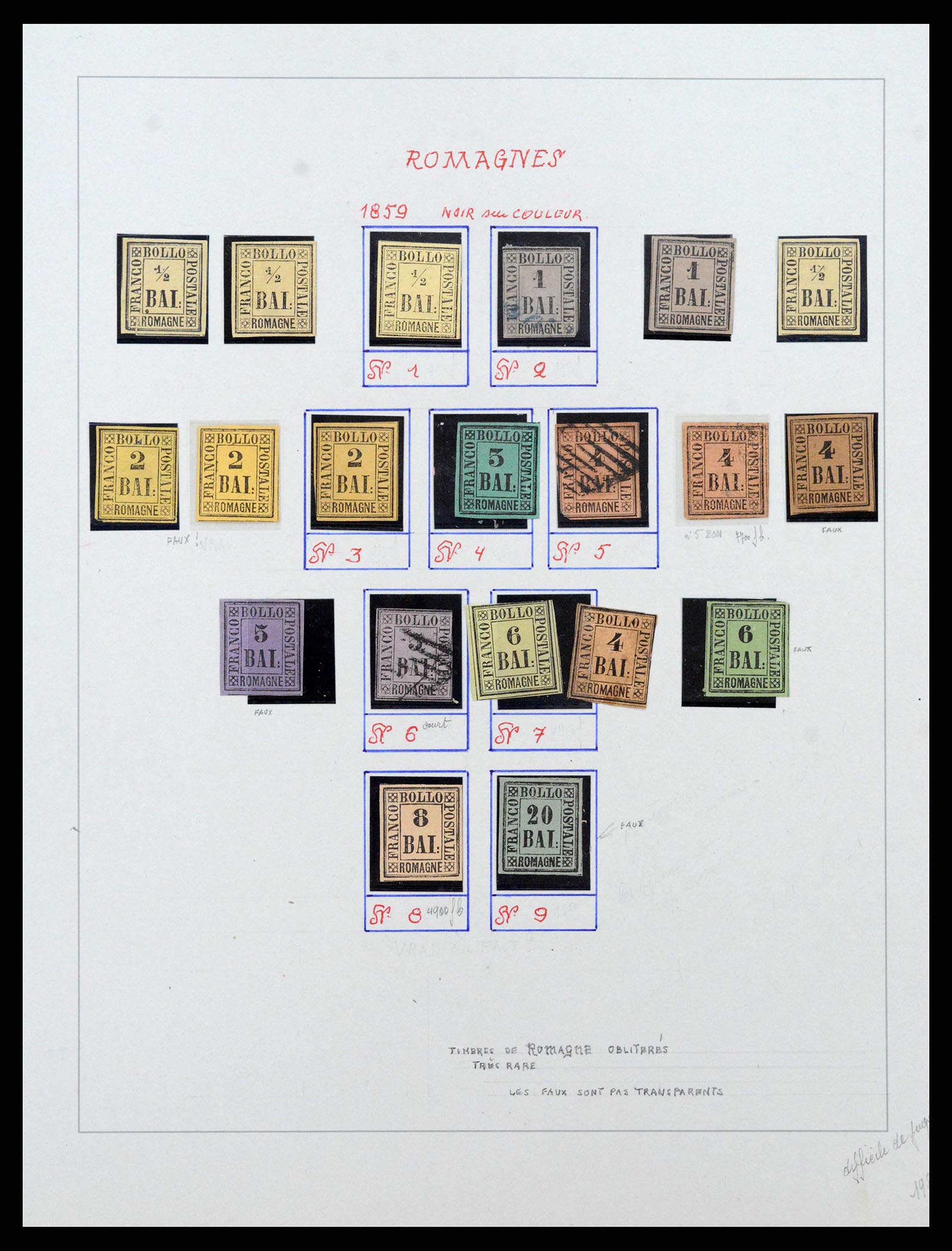 38634 0022 - Stamp collection 38634 Italian States 1850-1861.