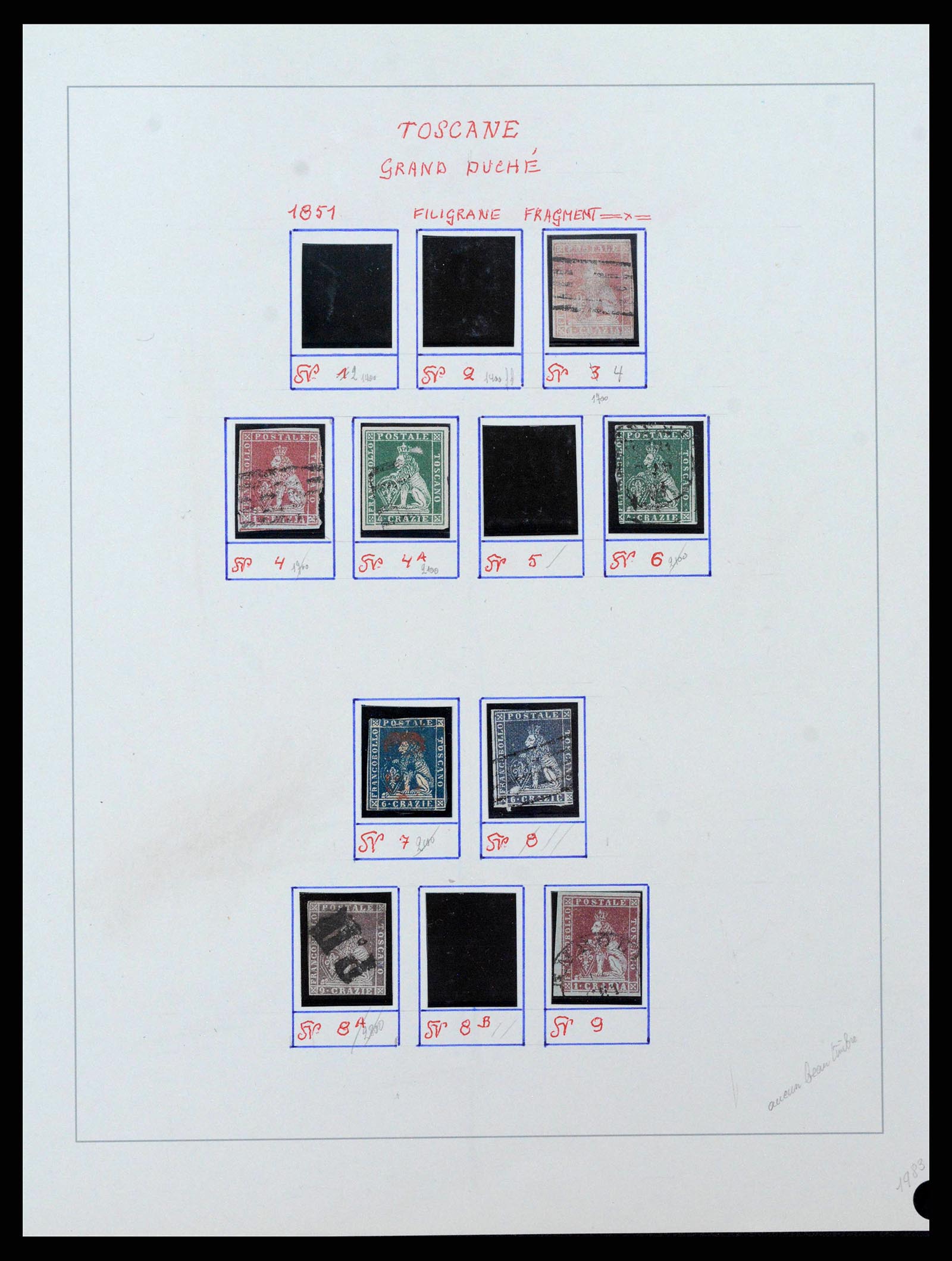 38634 0036 - Stamp collection 38634 Italian States 1850-1861.
