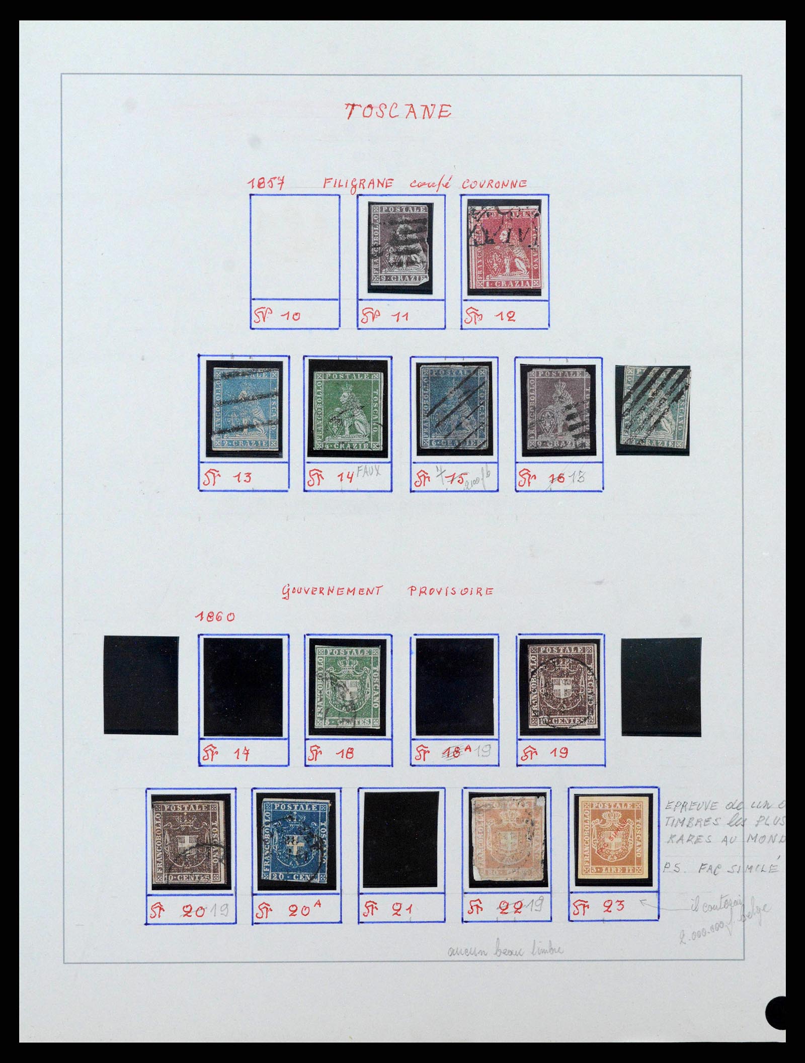 38634 0037 - Stamp collection 38634 Italian States 1850-1861.