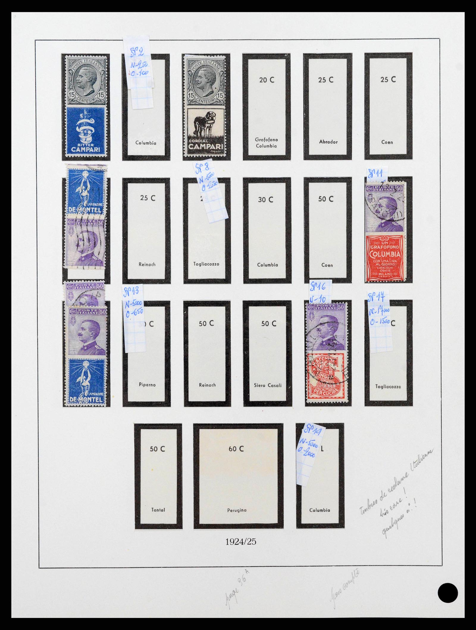 38636 0019 - Postzegelverzameling 38636 Italië 1861-1973.
