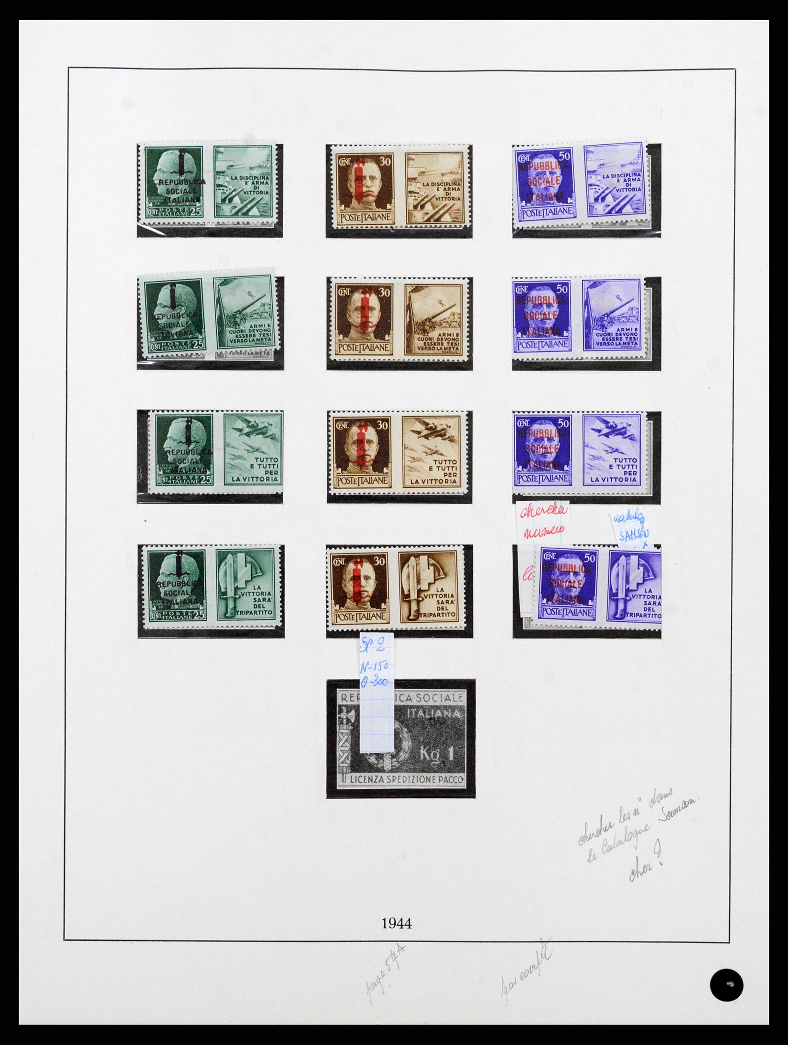 38636 0020 - Postzegelverzameling 38636 Italië 1861-1973.