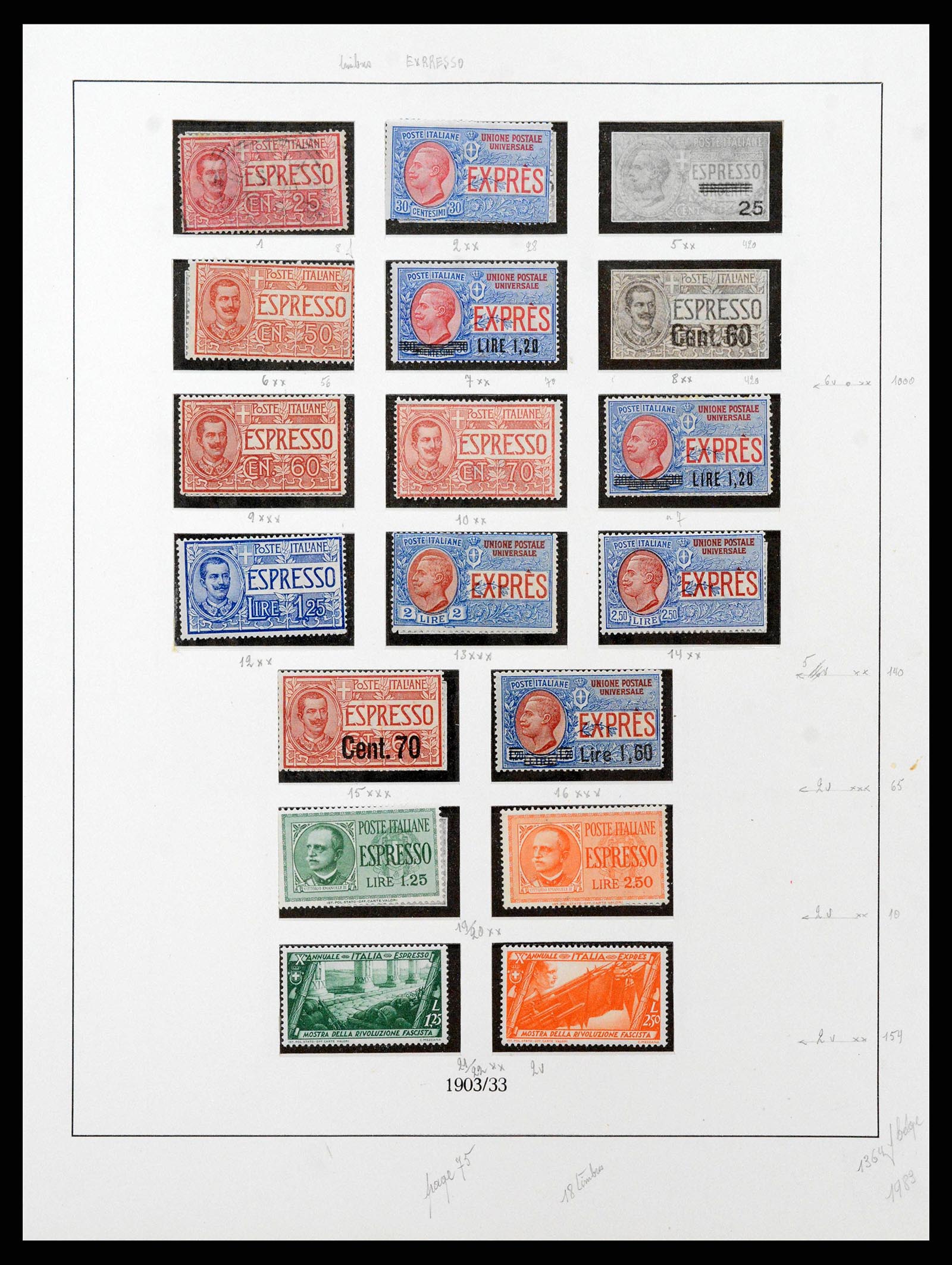 38636 0145 - Stamp collection 38636 Italy 1861-1973.