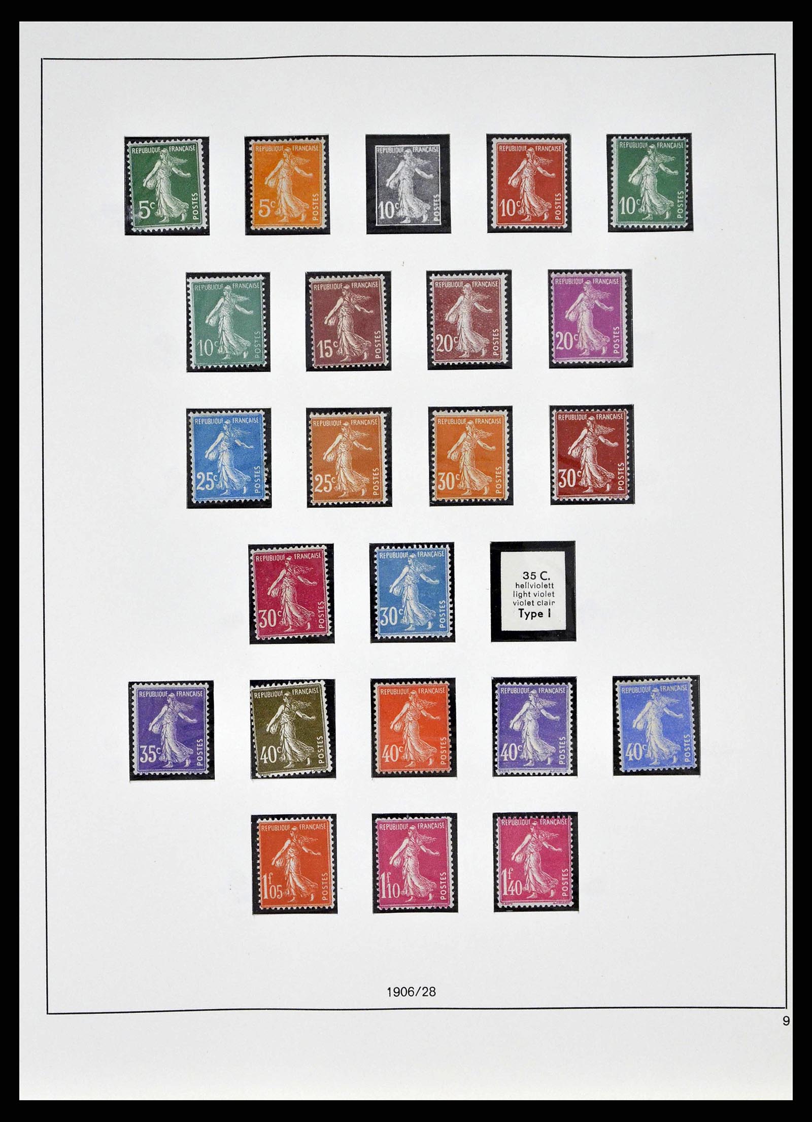 38640 0004 - Postzegelverzameling 38640 Frankrijk 1900-1974.
