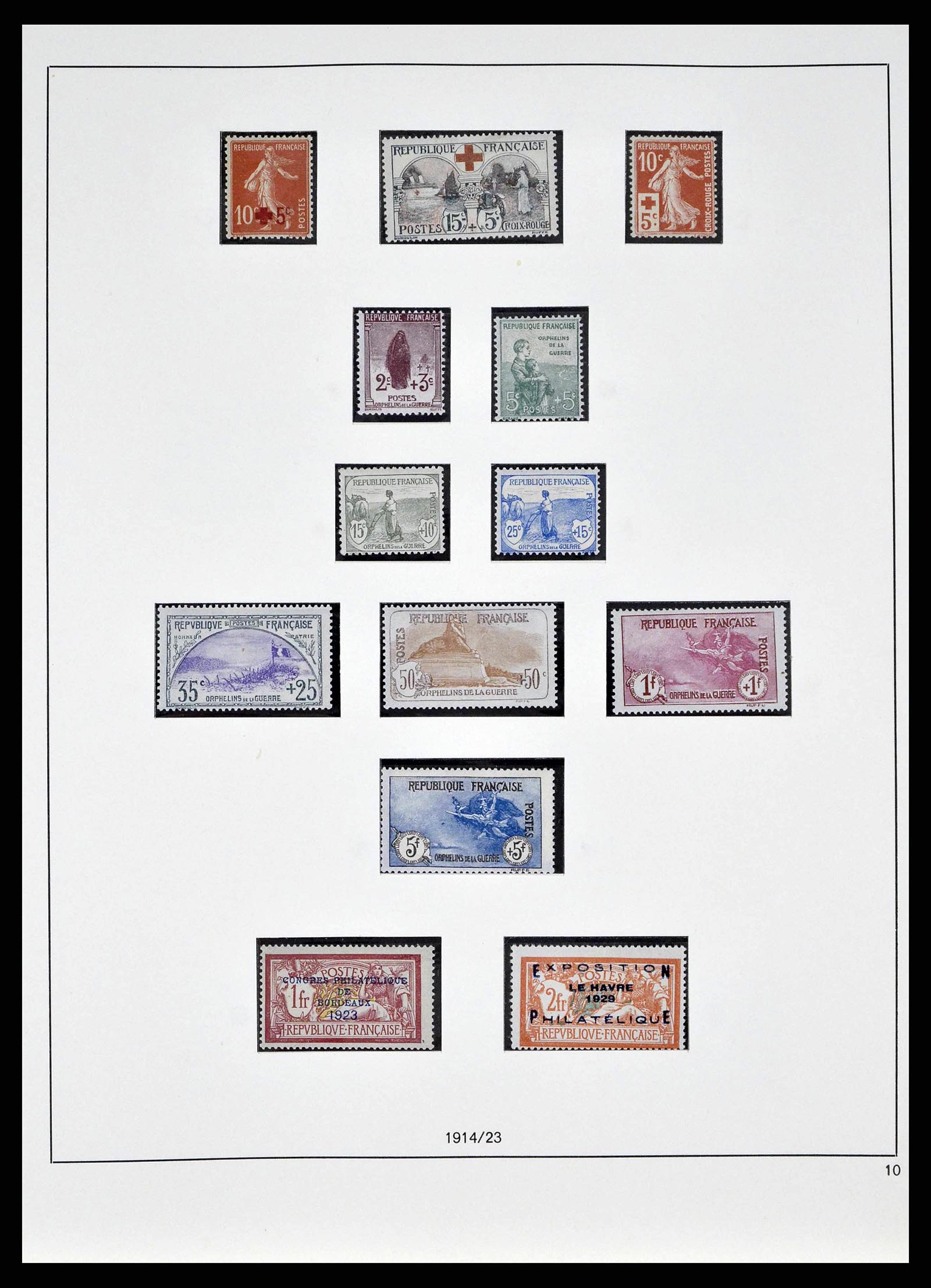 38640 0005 - Postzegelverzameling 38640 Frankrijk 1900-1974.