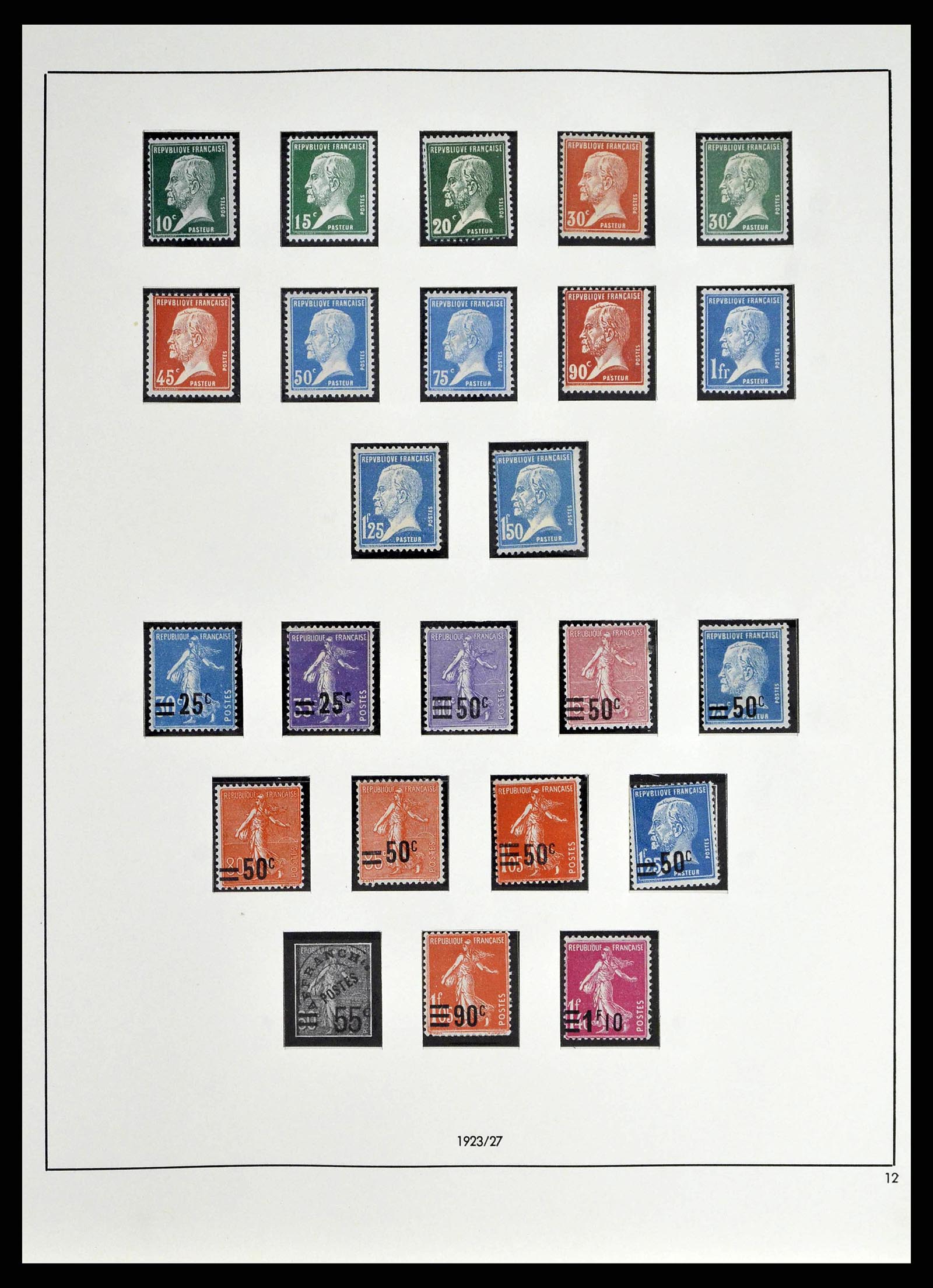 38640 0007 - Postzegelverzameling 38640 Frankrijk 1900-1974.