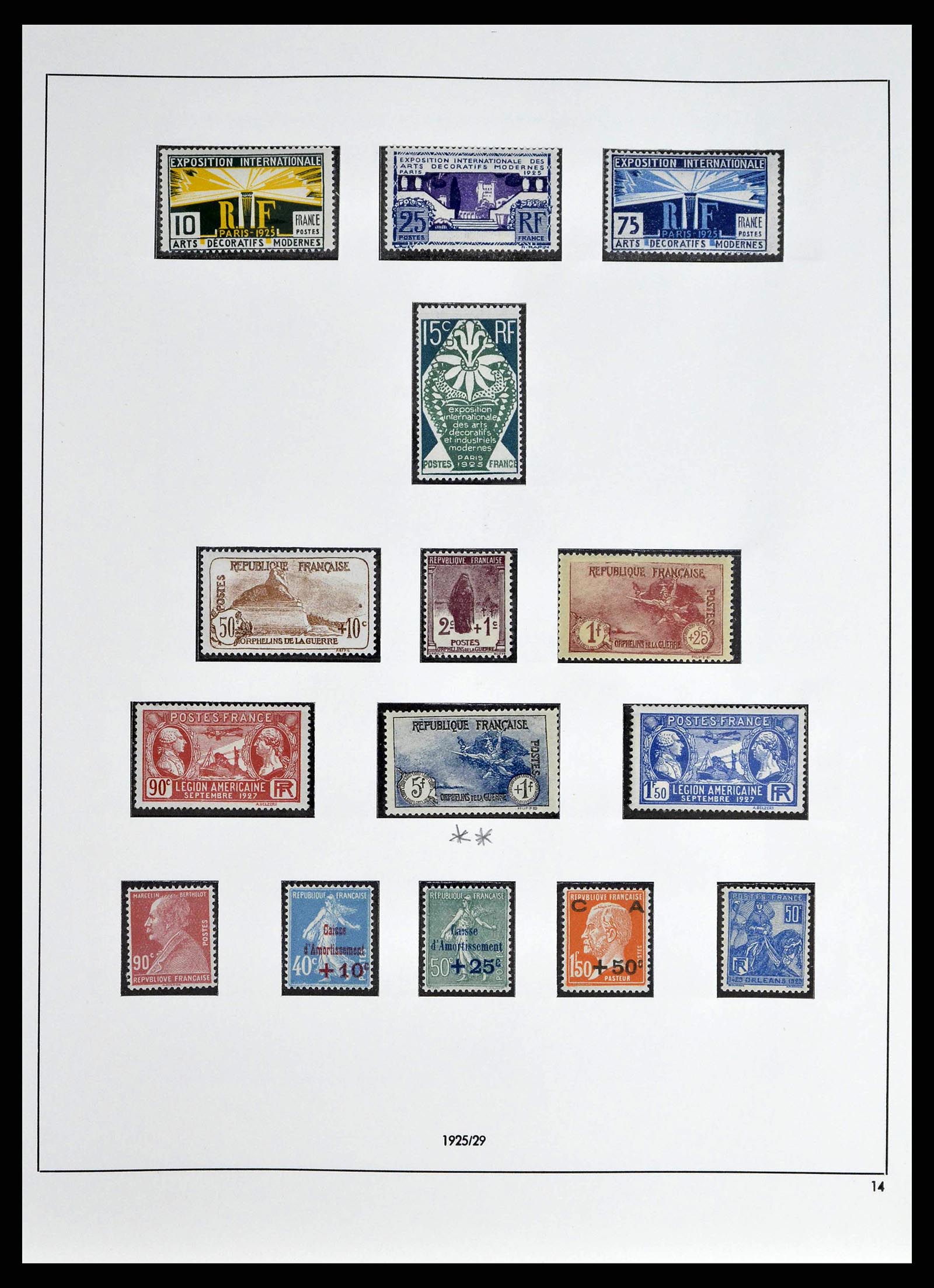 38640 0008 - Stamp collection 38640 France 1900-1974.