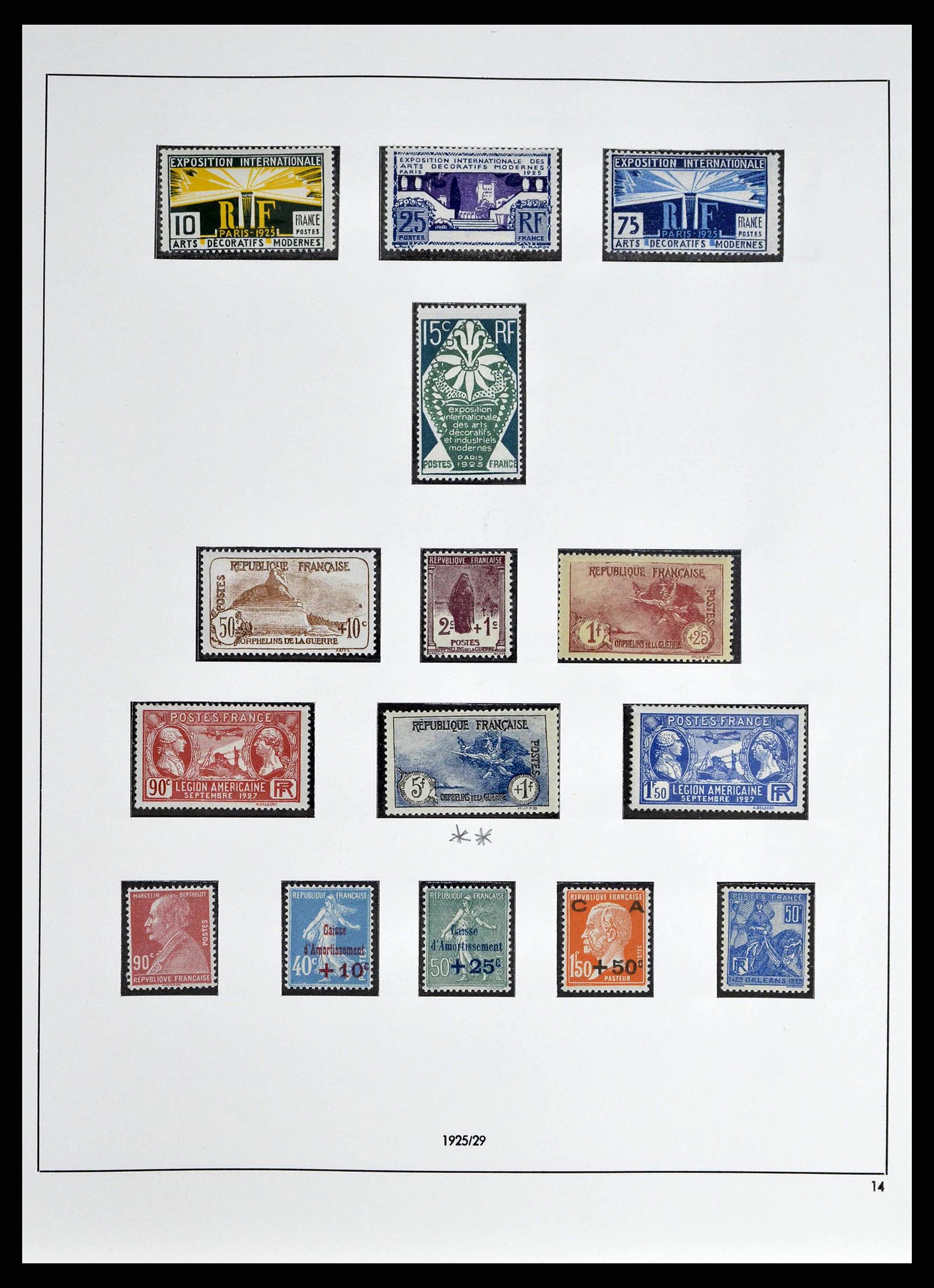 38640 0008 - Postzegelverzameling 38640 Frankrijk 1900-1974.