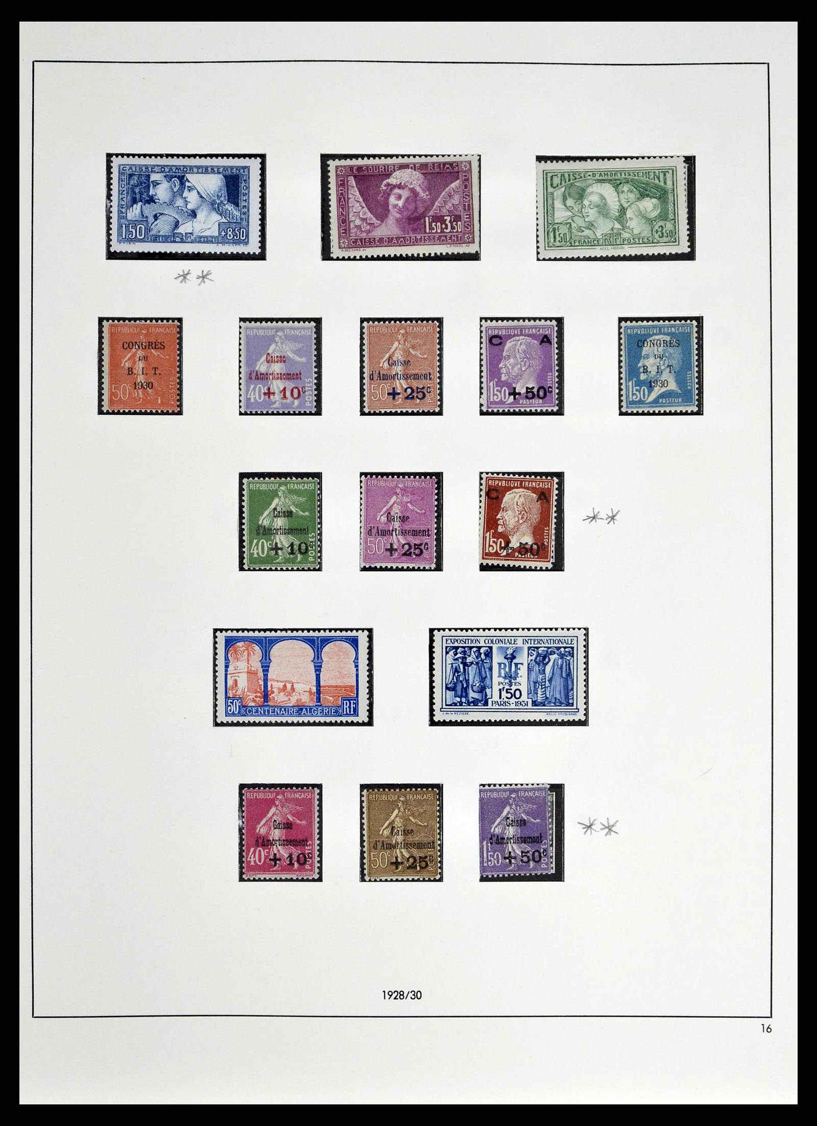 38640 0011 - Postzegelverzameling 38640 Frankrijk 1900-1974.