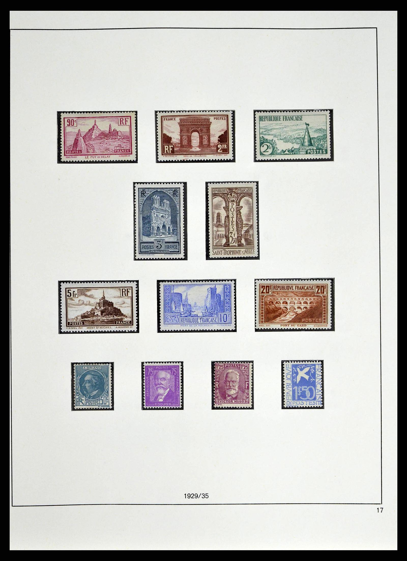 38640 0012 - Postzegelverzameling 38640 Frankrijk 1900-1974.