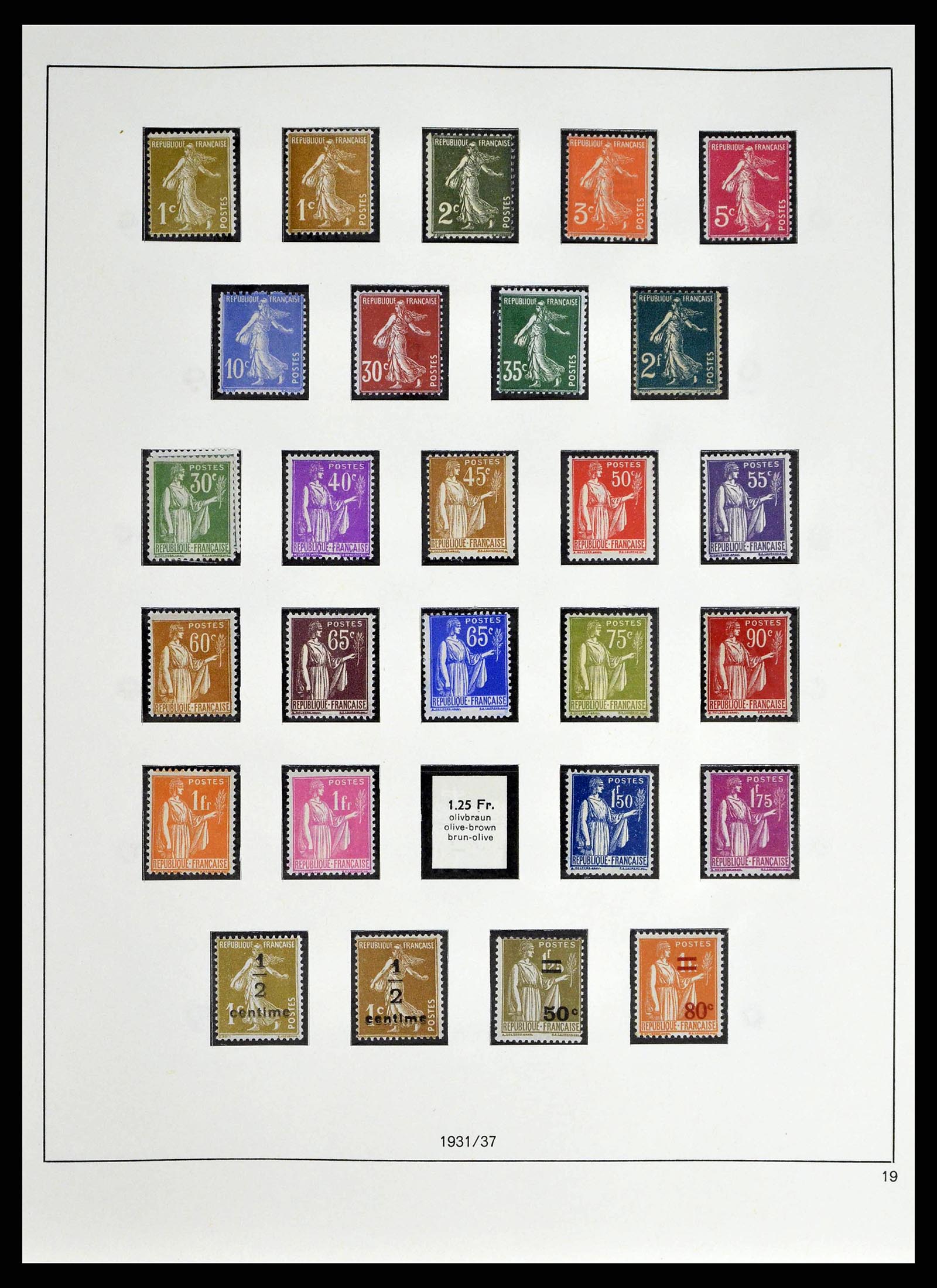 38640 0014 - Postzegelverzameling 38640 Frankrijk 1900-1974.