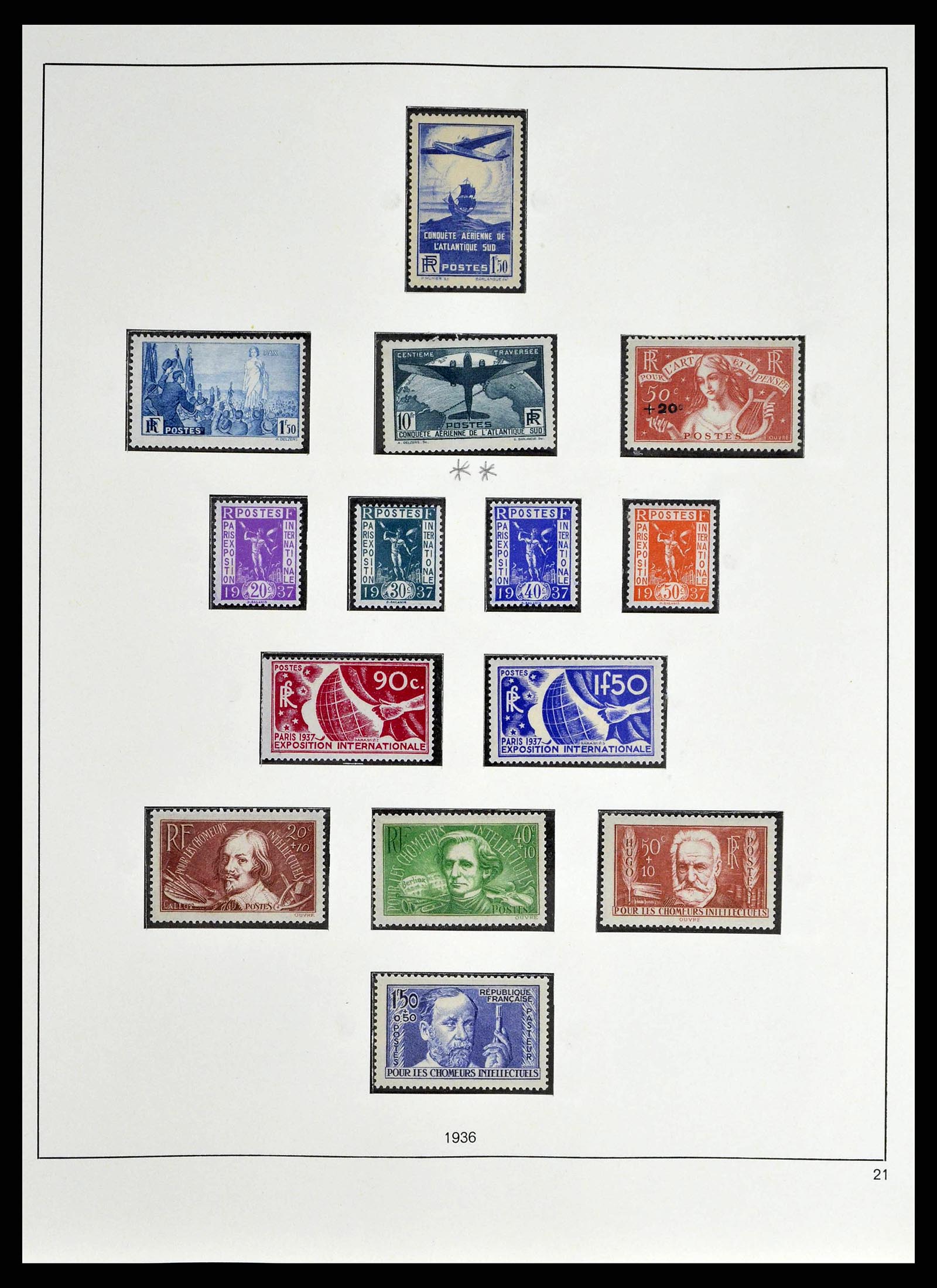 38640 0016 - Postzegelverzameling 38640 Frankrijk 1900-1974.