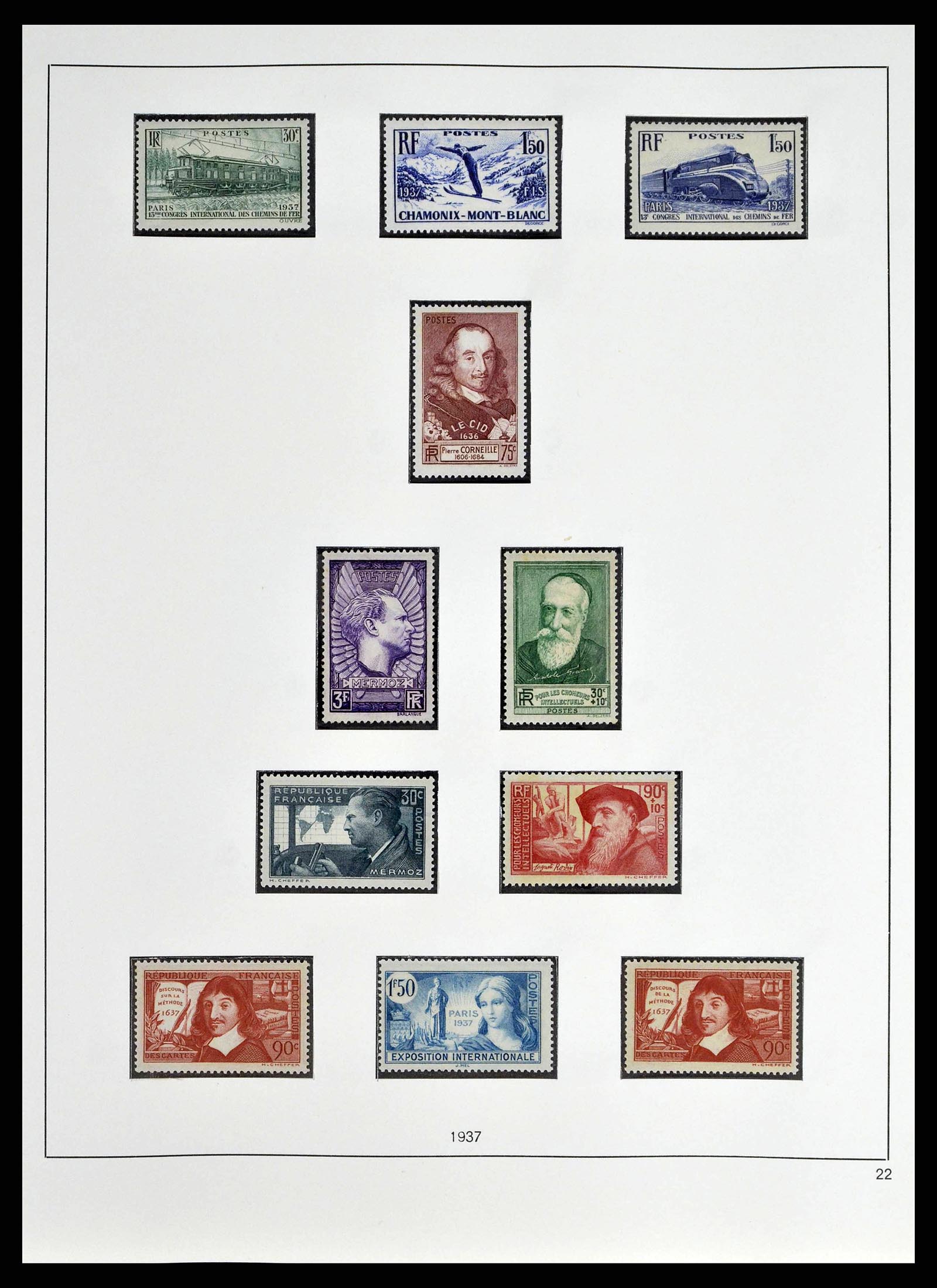 38640 0017 - Postzegelverzameling 38640 Frankrijk 1900-1974.